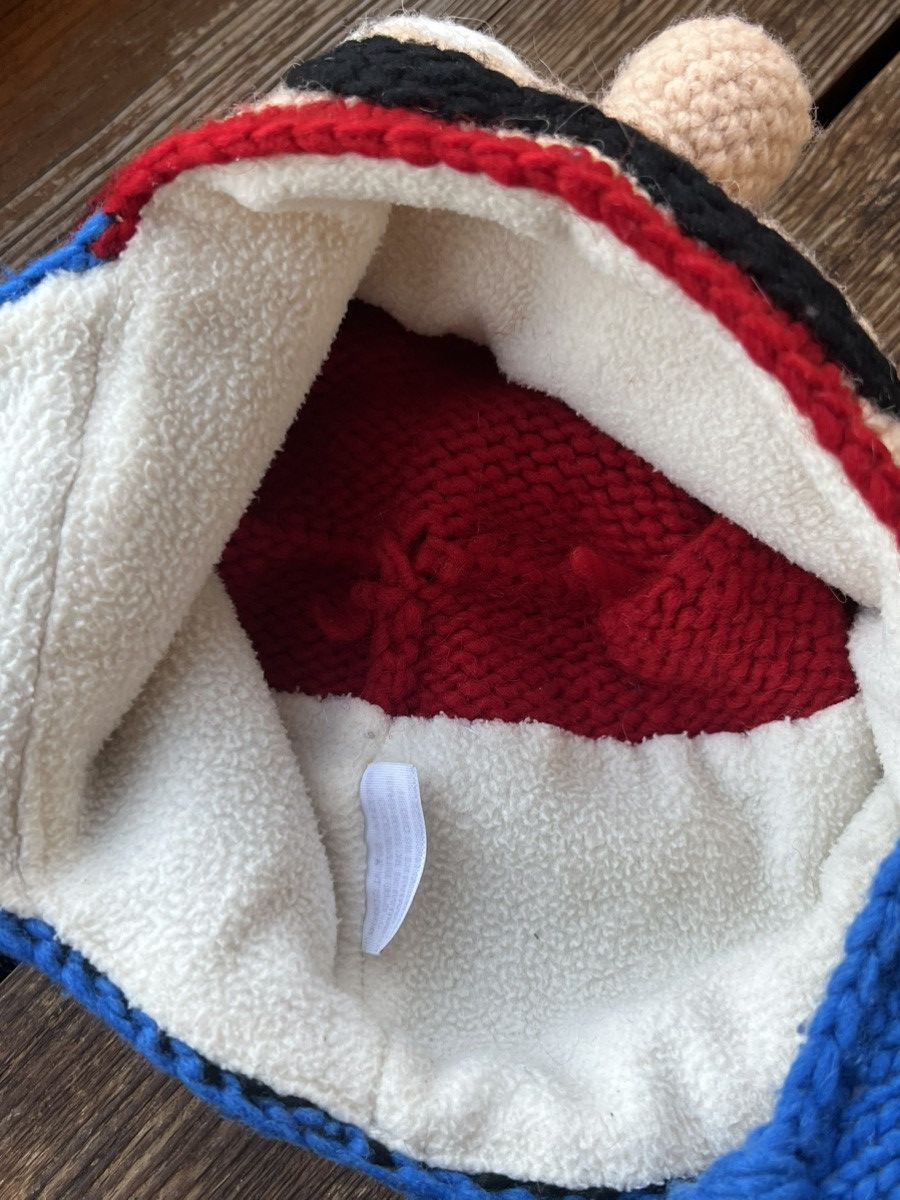 Hat Club Vintage Y2K Super Mario 90s handmade Knit Beanie Hat Cosplay Size ONE SIZE - 19 Thumbnail