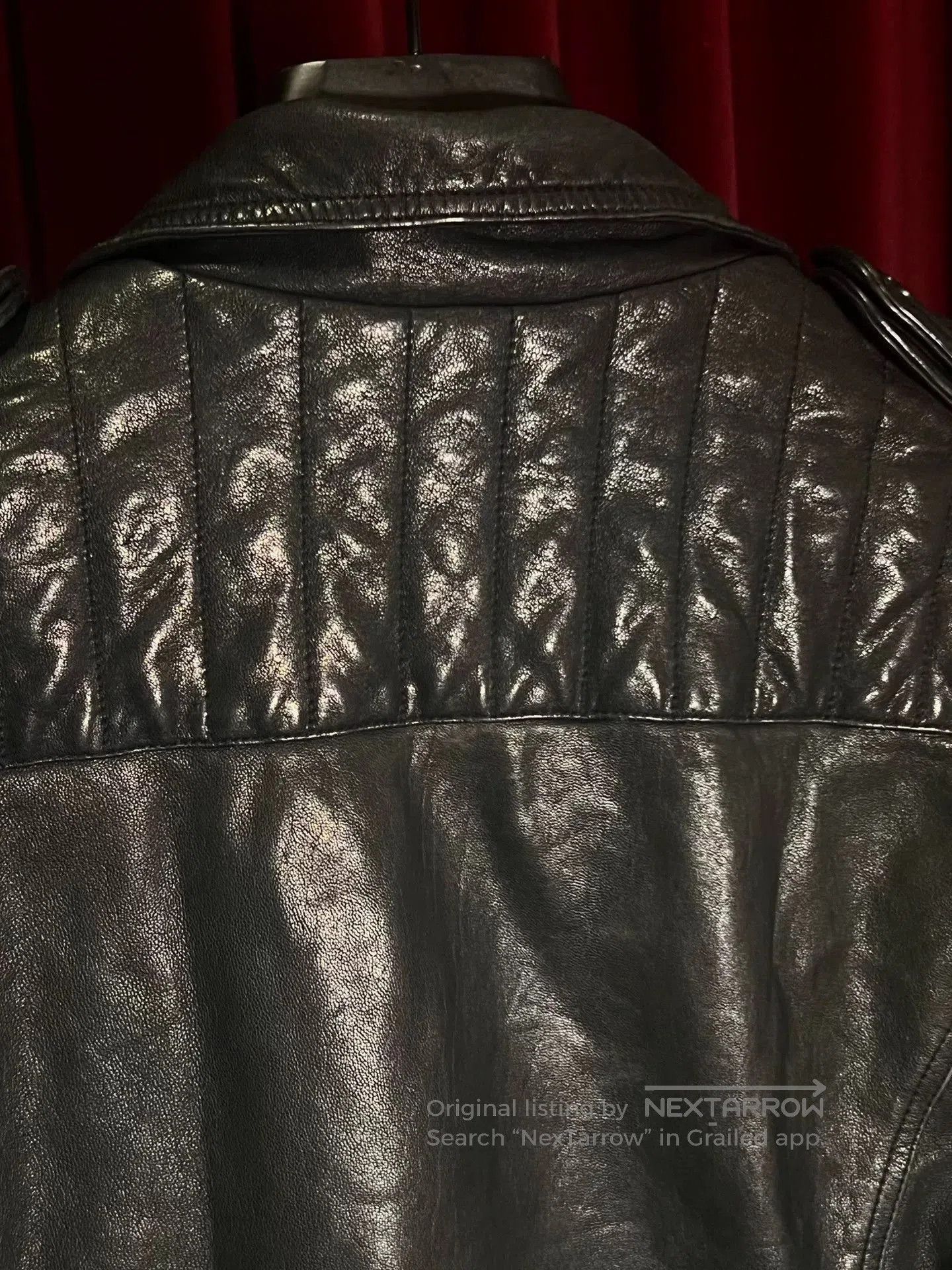 Japanese Brand Share Spirit Sheepskin Motorcycle Jacket. Size US M / EU 48-50 / 2 - 6 Thumbnail