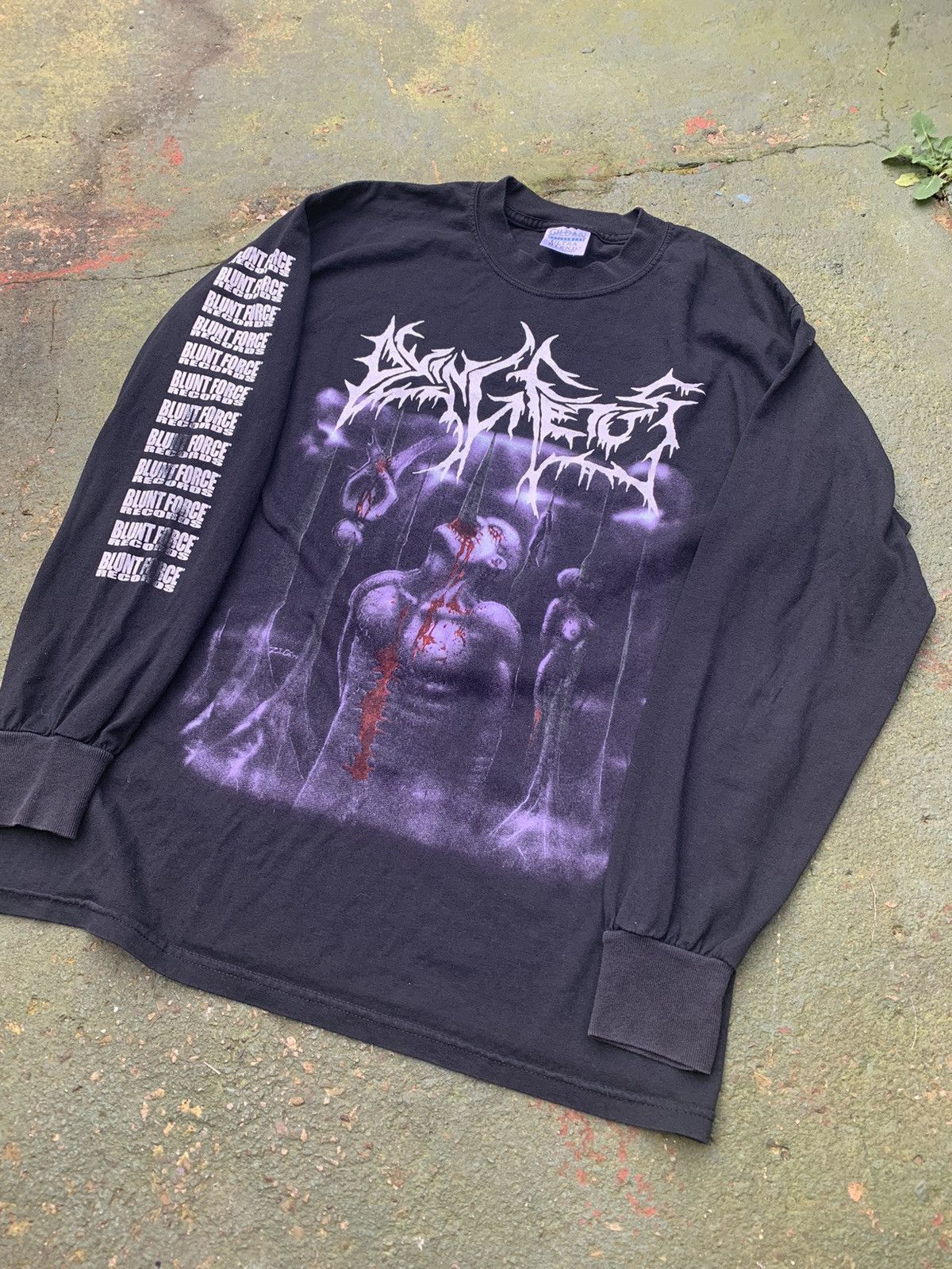 Vintage dying fetus - grotesque impalement vintage longsleeve | Grailed