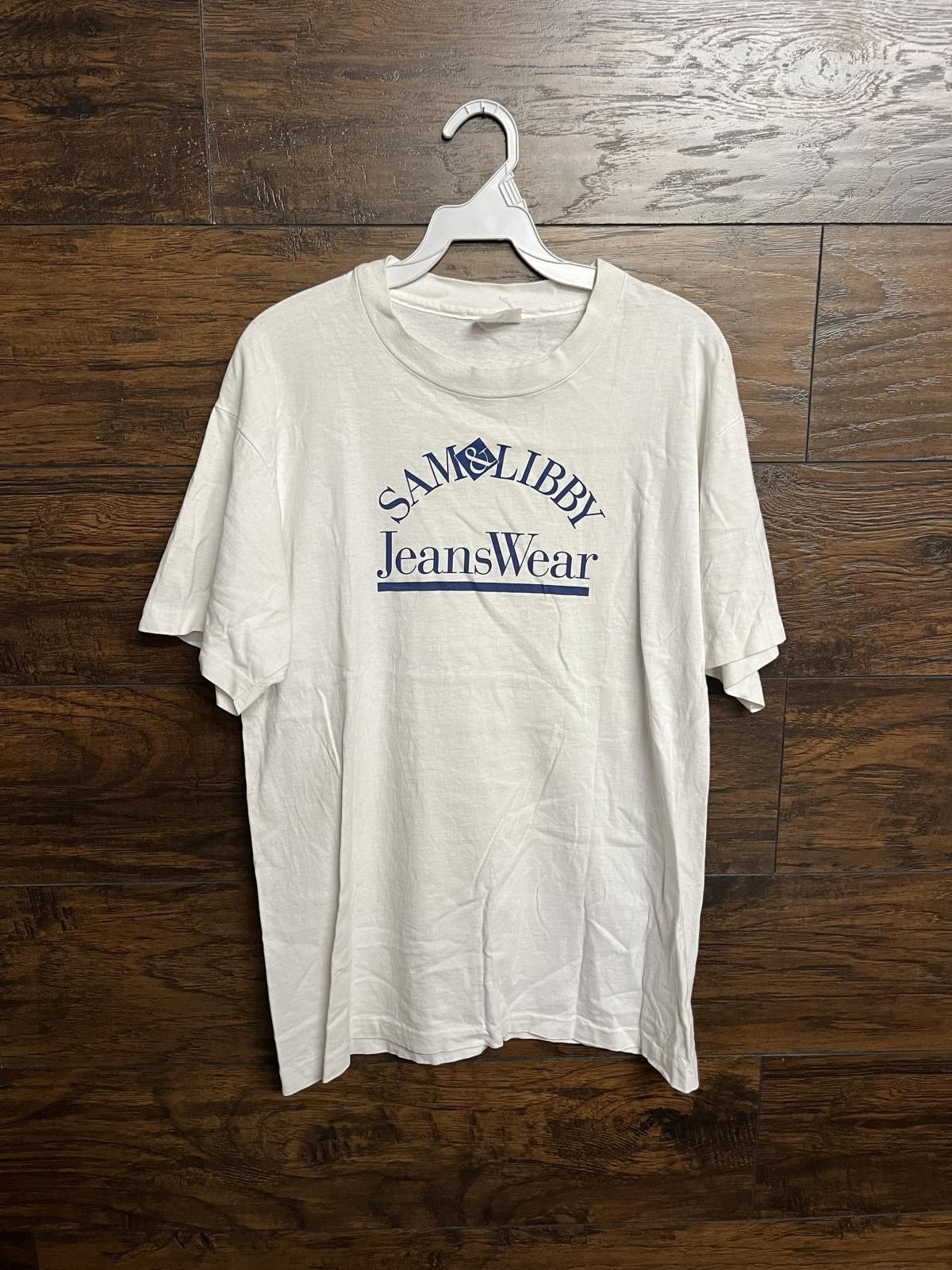 Designer VTG Sam & Libby JeansWear T-shirt - Single Stitch Size US M / EU 48-50 / 2 - 1 Thumbnail