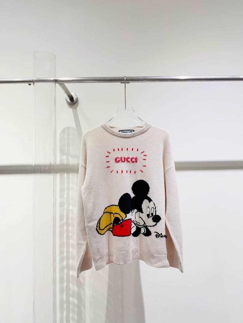 Gucci Gucci Mickey Mouse Sweater in Light Color Size US XXS / EU 40 - 1 Thumbnail