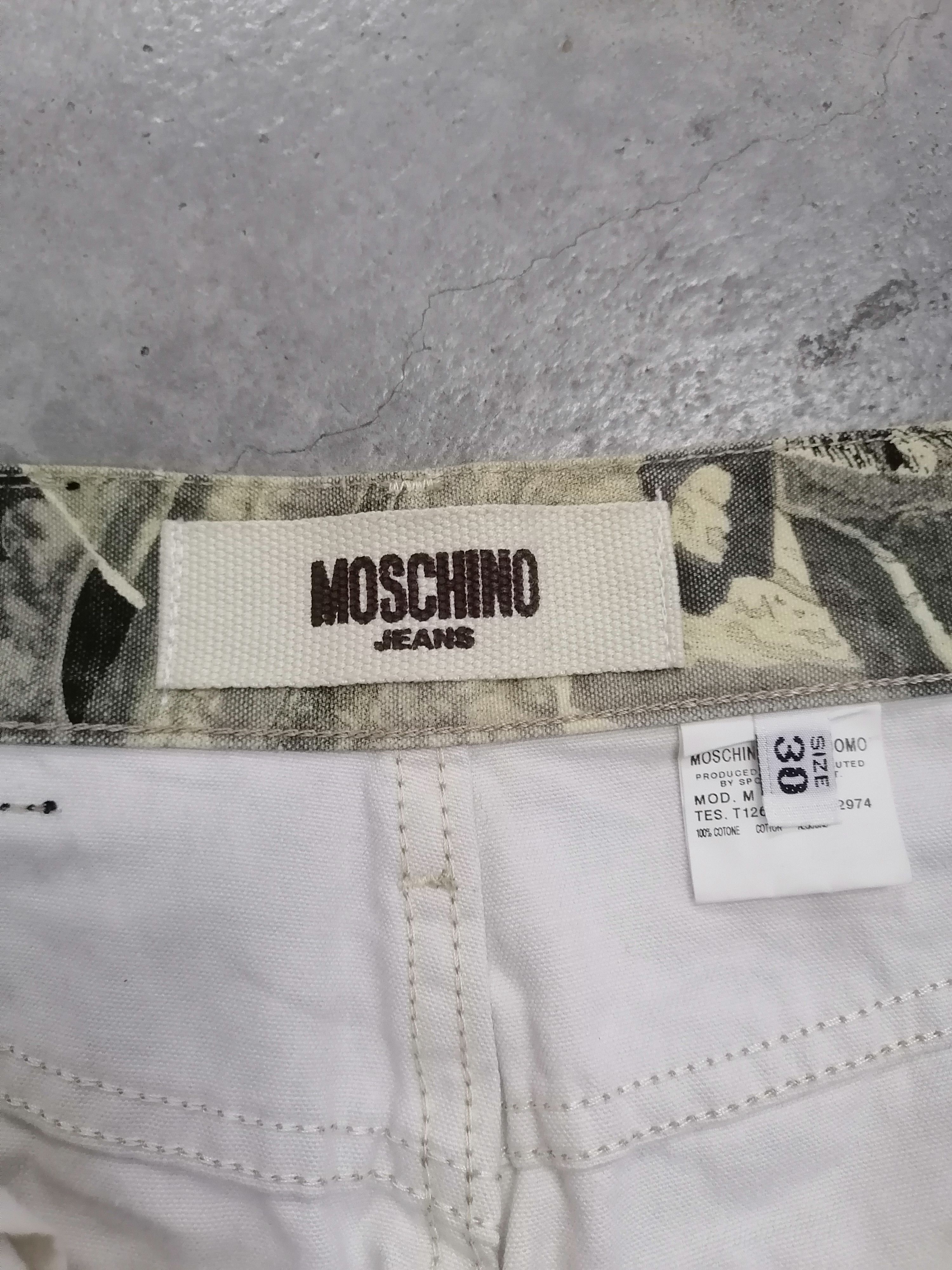 Moschino Vintage 90s Moschino Jeans Collage Print Pants Archive Italy Size US 29 - 12 Thumbnail