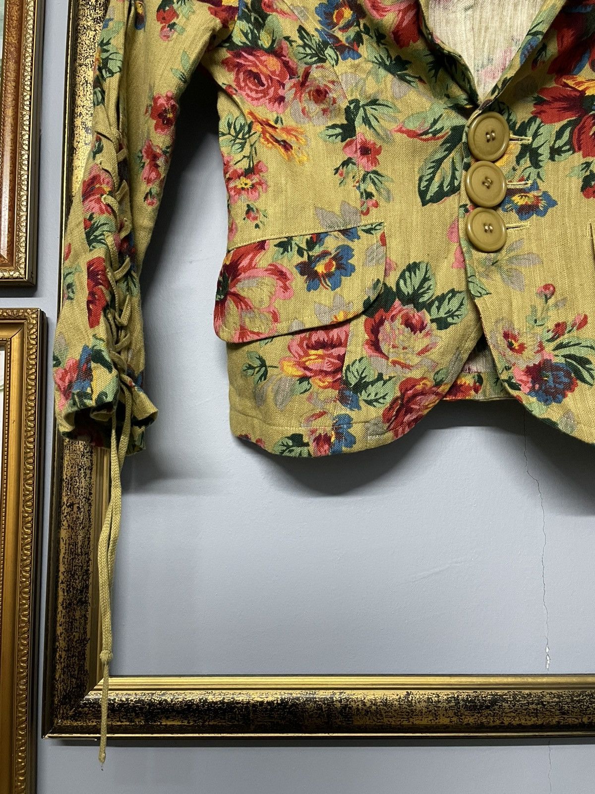 Vintage 90s Issey Miyake Sunaokuwahara Inspired Floral Vest