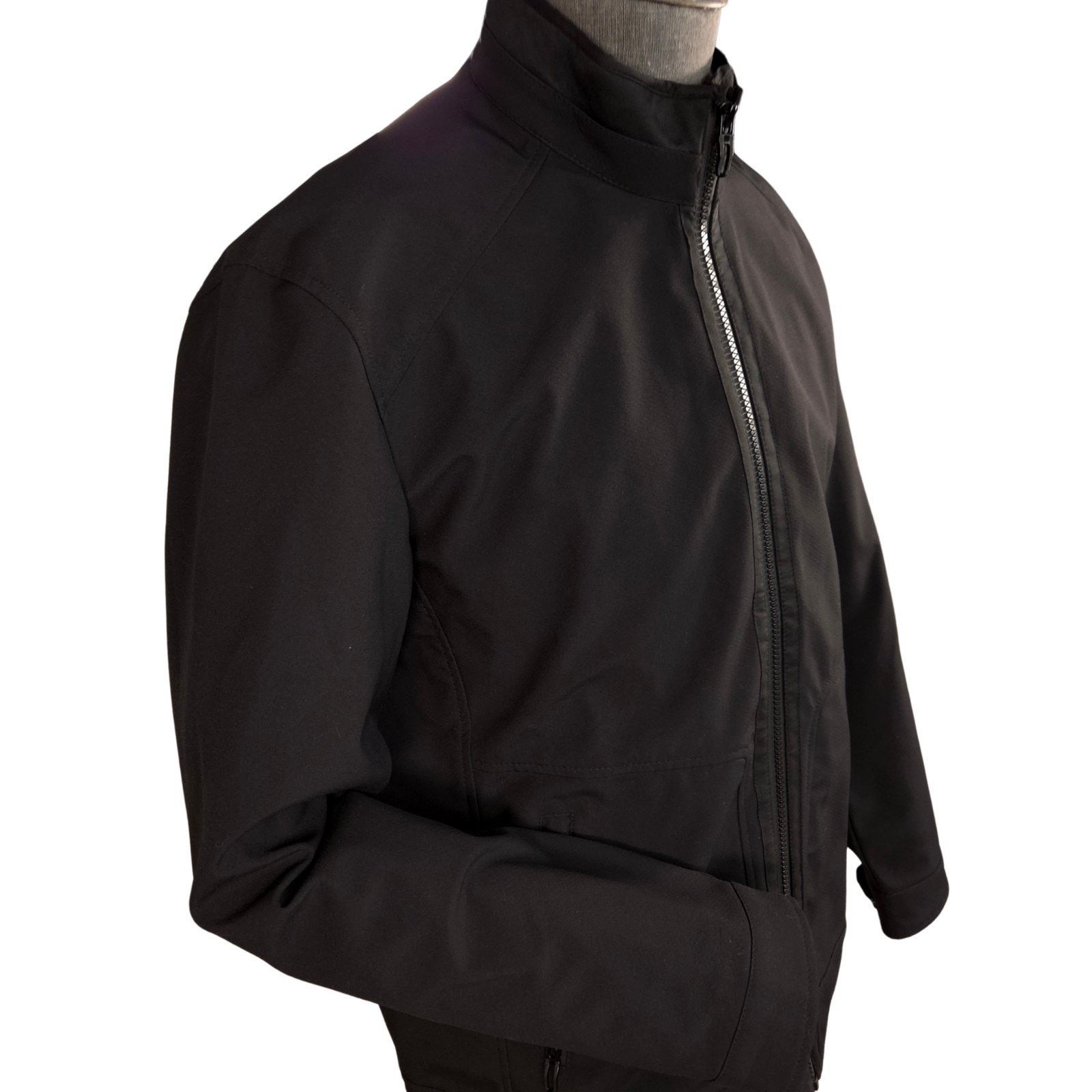 Johnston & Murphy Johnston Murphy XC4 Jacket Mens Medium Black Full Zip Size US M / EU 48-50 / 2 - 2 Thumbnail