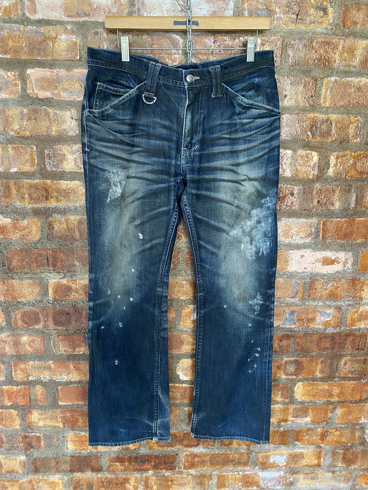 Mastermind Japan × Roar ROAR Flare Embordered Revolver Wash Faded pants Size US 33 - 11 Thumbnail