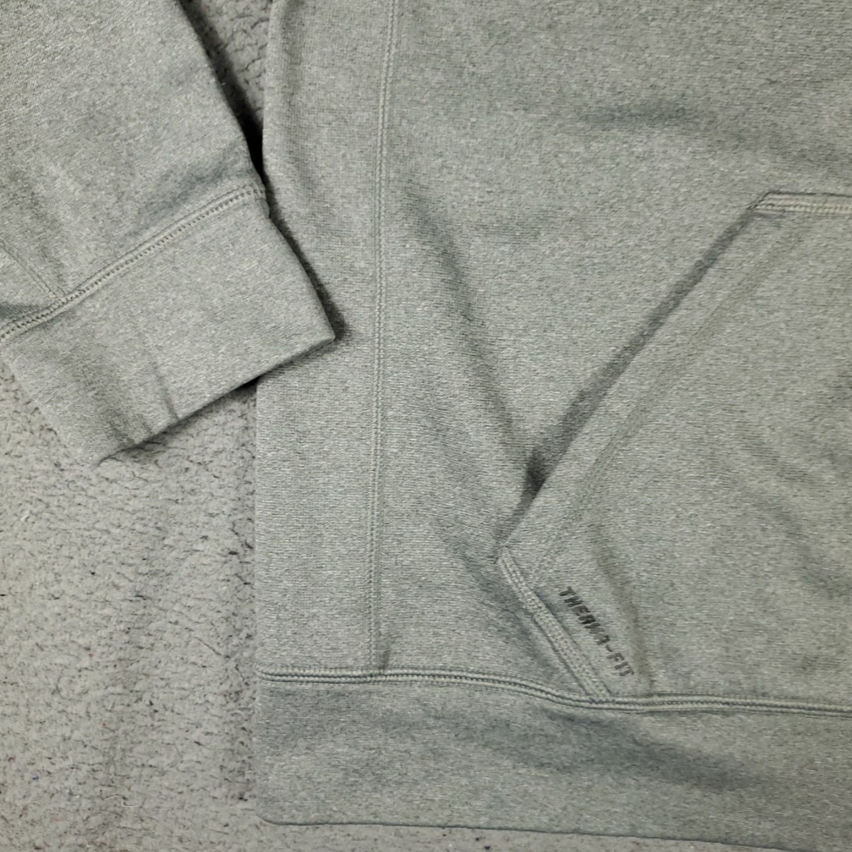 Nike Nike Mens Hoodie Sweatshirt Pullover Therma Fit Mock Neck Gray Size Large Sweatshirt Hoodie Size US L / EU 52-54 / 3 - 4 Thumbnail