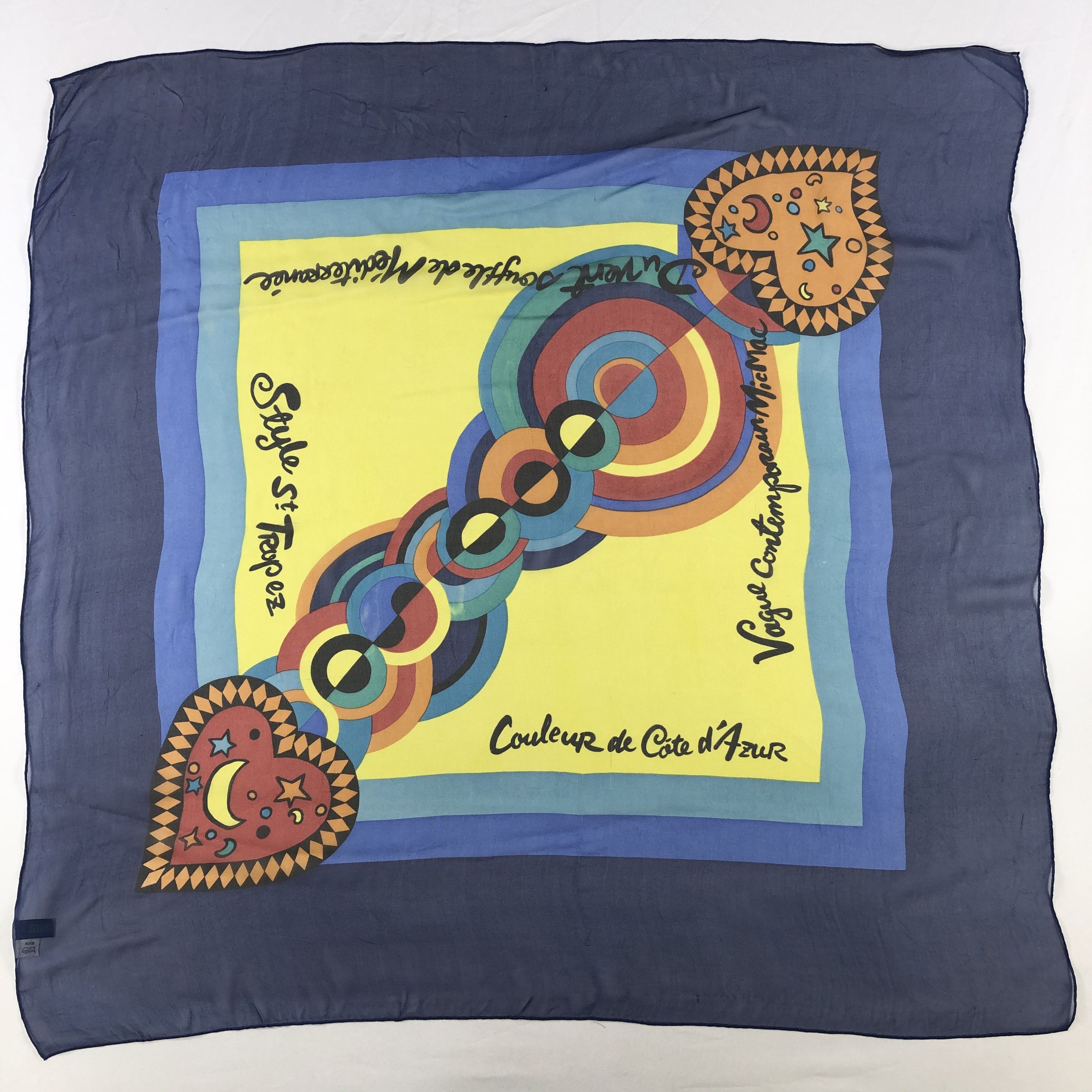Vintage Vintage Silk Scarf Size ONE SIZE - 2 Thumbnail
