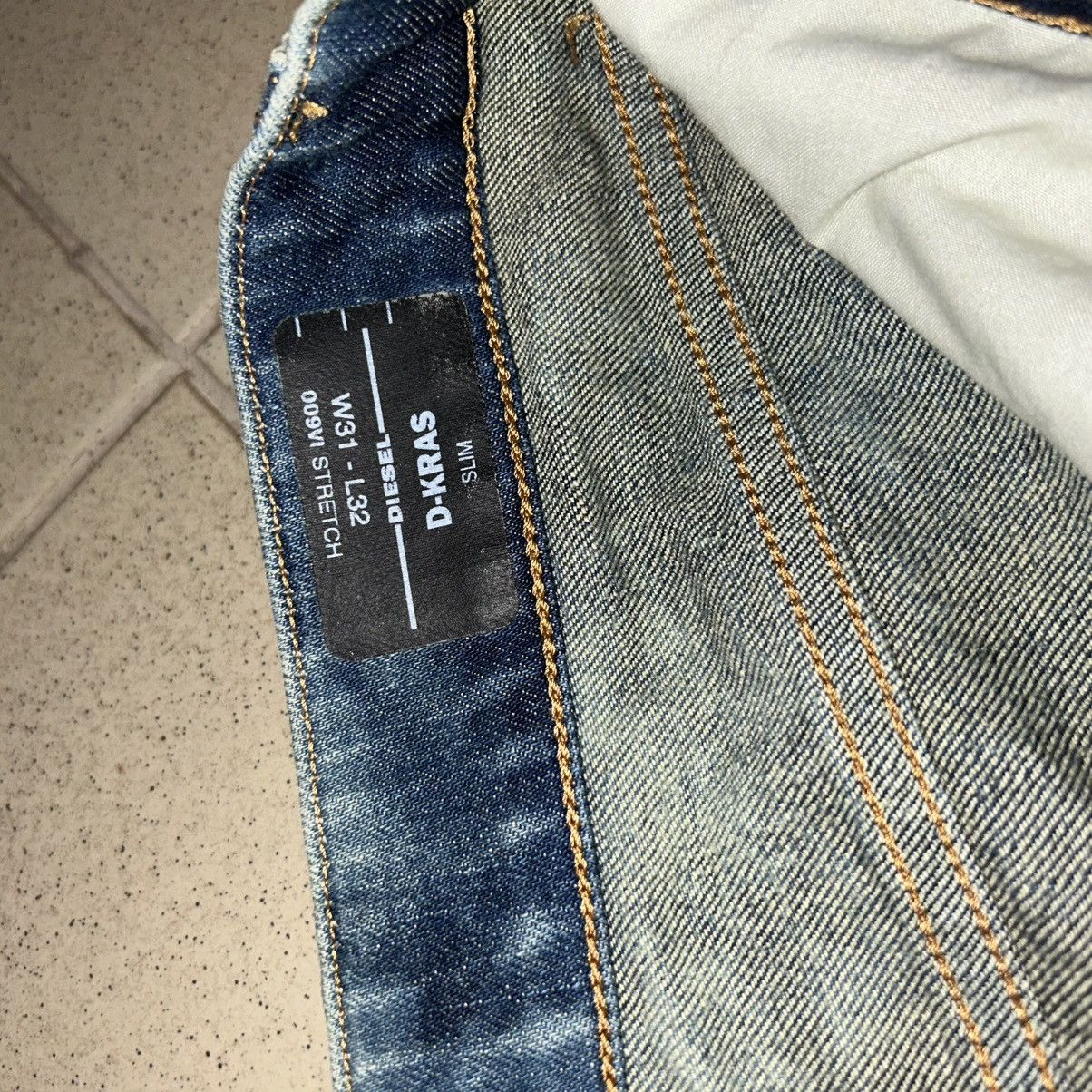 Diesel Vintage Diesel D-Kras Slim Distressed Jeans – Made in Italy Size US 31 - 10 Thumbnail