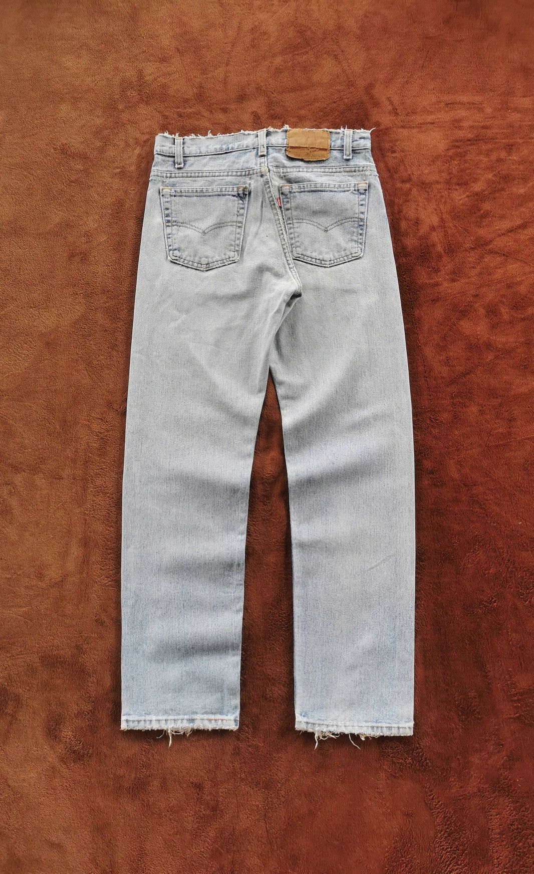 Vintage 90s Vintage Levis 505 Distressed Denim Jeans Size US 30 / EU 46 - 4 Thumbnail