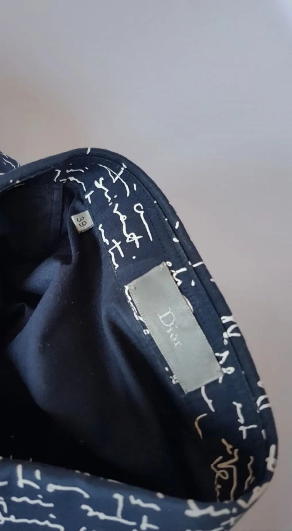 Dior Dior HOMME SS15 Script Shirt Size US M / EU 48-50 / 2 - 3 Thumbnail