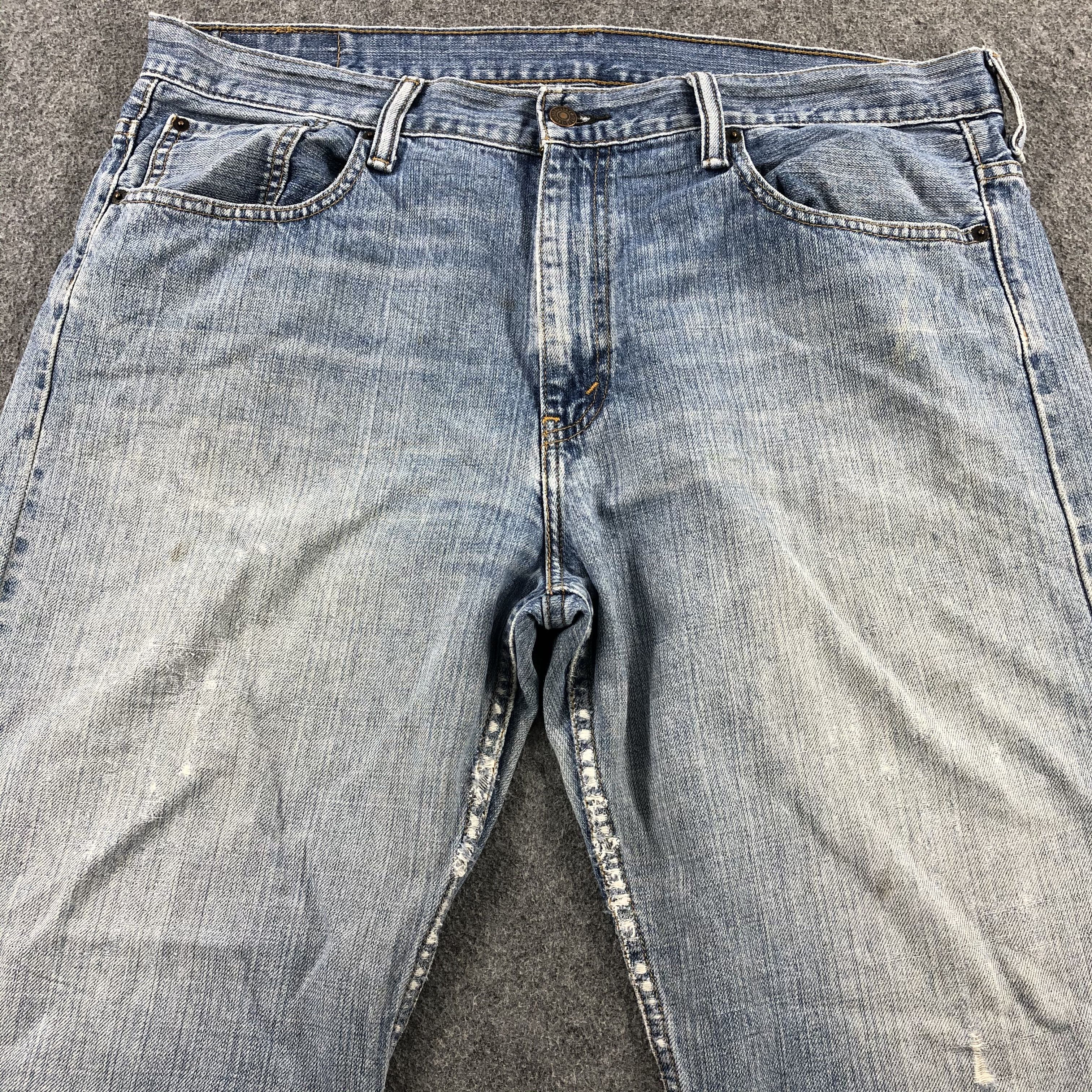 Levi's × Vintage 90s Vintage Blue Wash Levis 569 Jeans-JM1899 Size US 40 / EU 56 - 3 Thumbnail