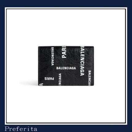 Balenciaga Balenciaga Cash Mini Wallet Bal Paris Allover Size ONE SIZE - 1 Thumbnail
