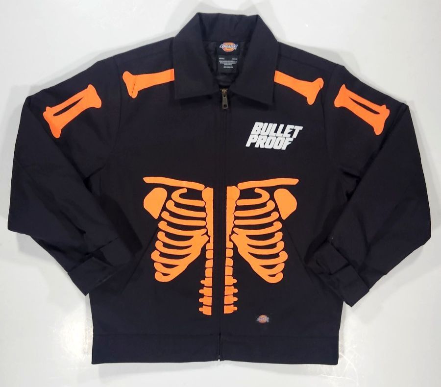 Dickies Dickies x Bulletproof Skeleton Graphic Quilted Work Jacket S Size US S / EU 44-46 / 1 - 2 Thumbnail