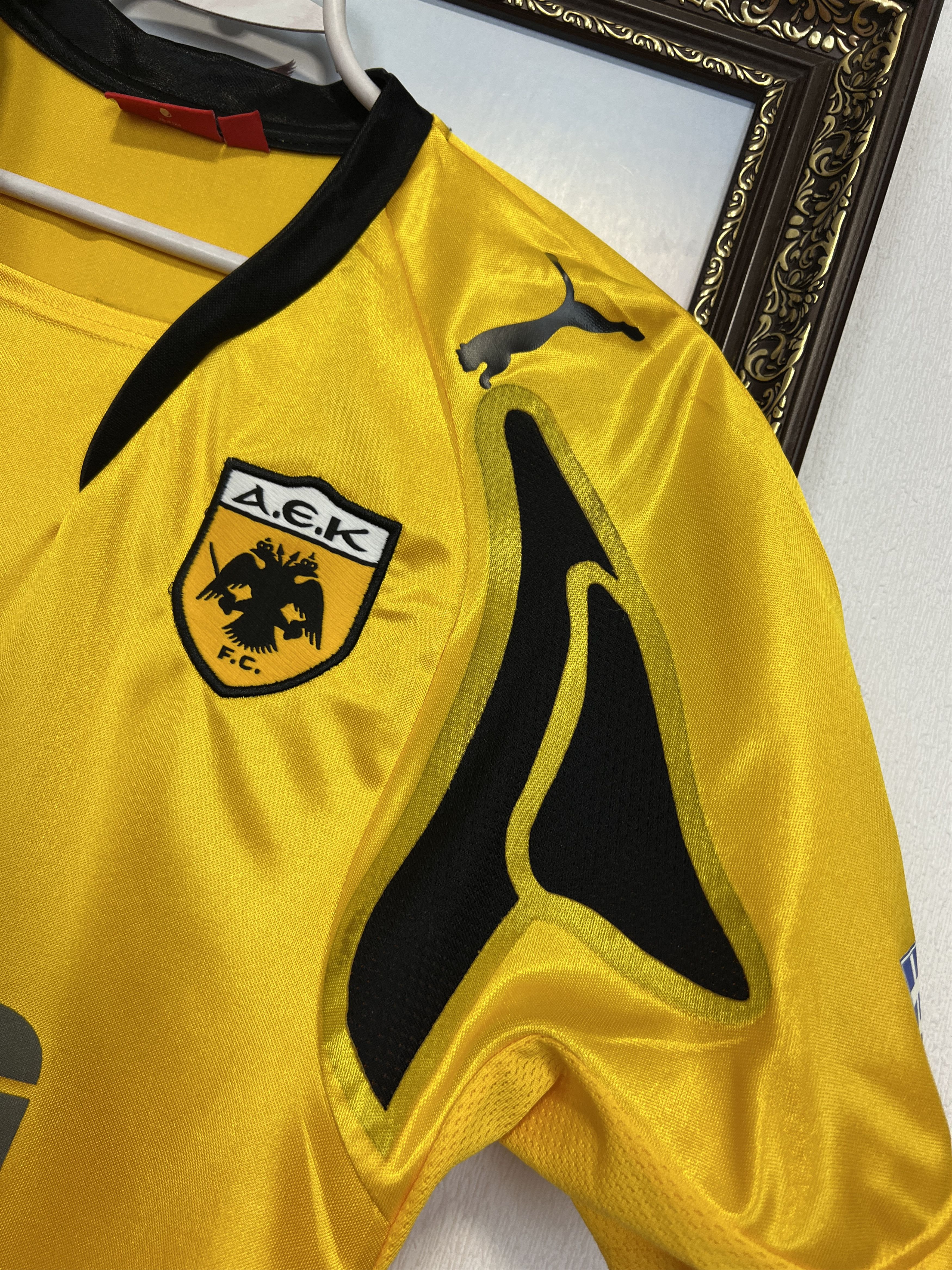 Puma AEK Athens football shirt #99 Cezar Player Issue Jersey Size US XXS / EU 40 - 8 Thumbnail