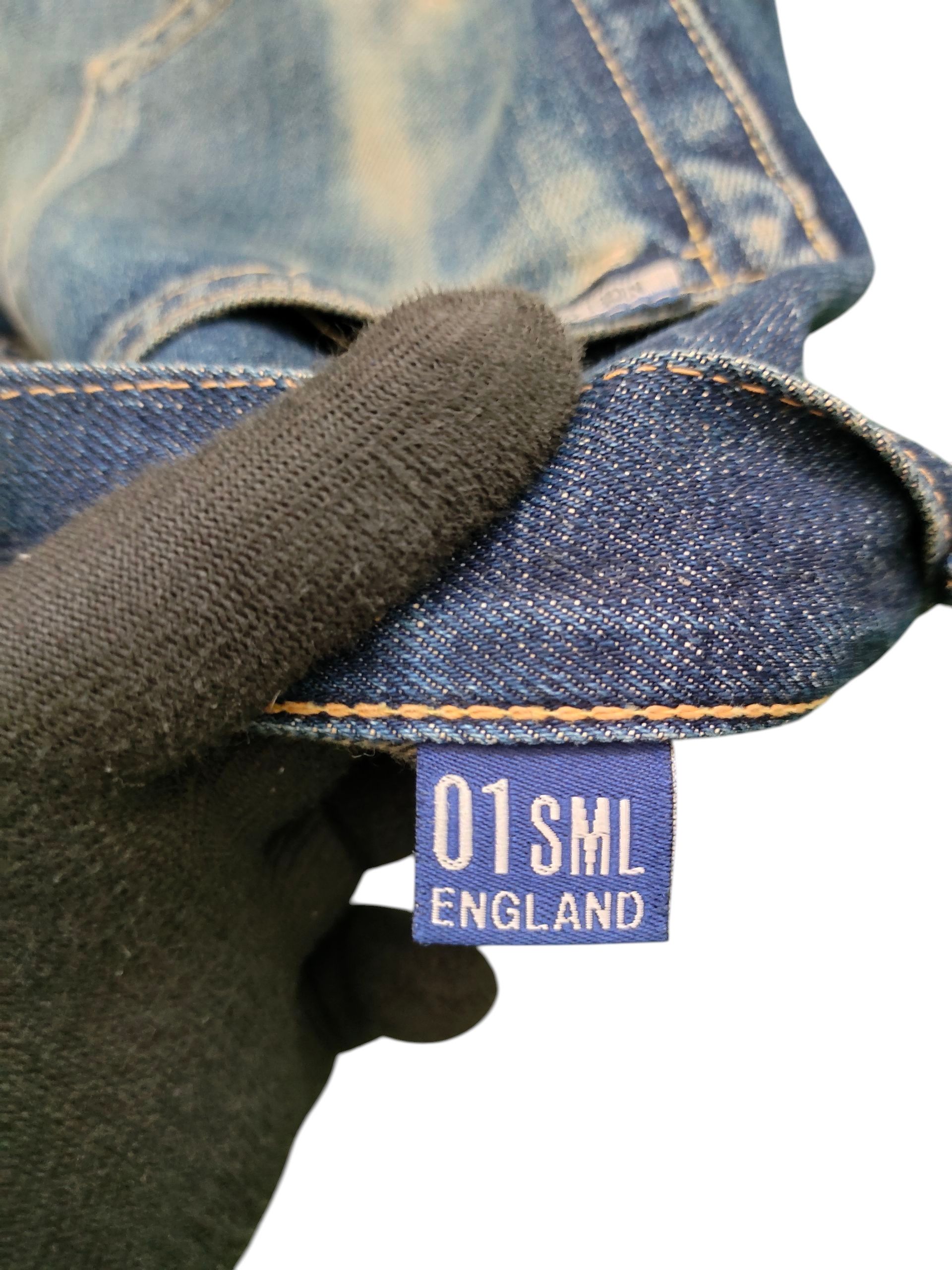 Nigel Cabourn Vintage 90s Nigel Cabourn Selvedge Clawmark Distress Jeans Size US 30 / EU 46 - 12 Thumbnail