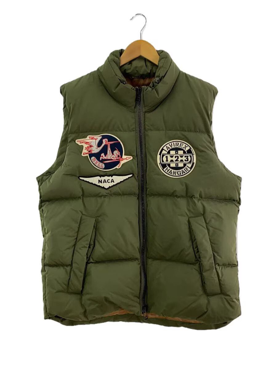 Avirex Avirex Plain Polyester Down Vest Khaki Size US XXL / EU 58 / 5 - 1 Thumbnail