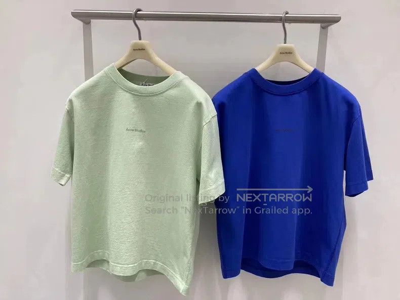 Acne Studios Acne Studios Mint green short-sleeve T-shirt Size XS / US 0-2 / IT 36-38 - 3 Thumbnail