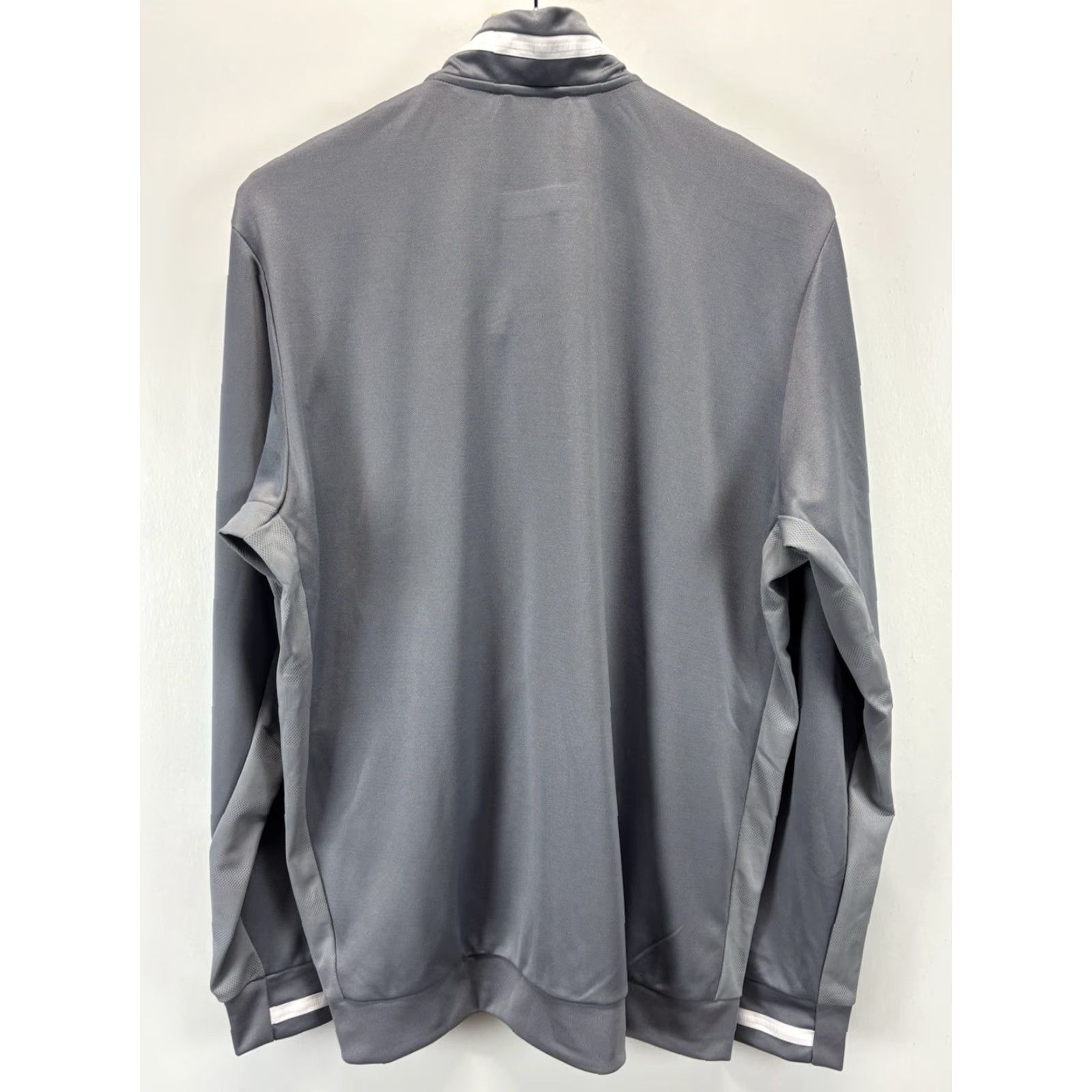 Adidas NEW! Adidas Aeroready Track Jacket Sz X-Large Mens Grey Full Zip Lightweight Size US XL / EU 56 / 4 - 3 Thumbnail