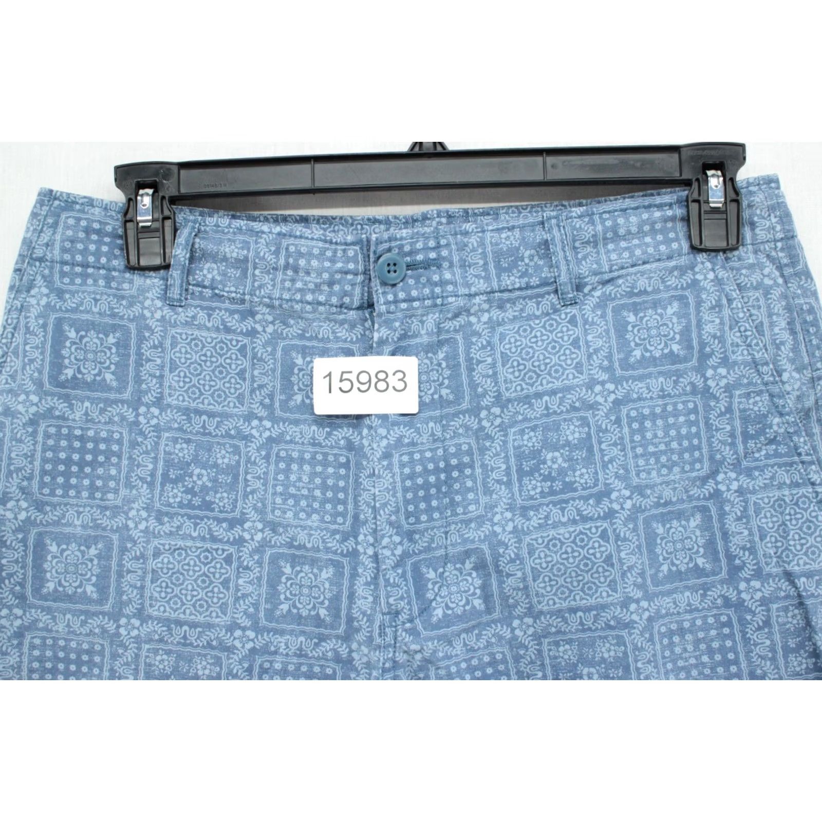 Reyn Spooner Reyn Spooner Mens Bermuda Shorts 34 Blue Geometric Preppy Pocket Beach Vacation Colorful Hawaiian Summer Mens Size US 34 / EU 50 - 8 Thumbnail