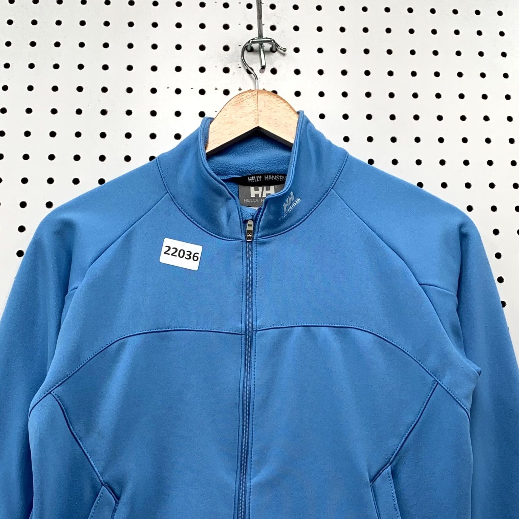 Helly Hansen Helly Hansen Track Jacket Blue Womens Small Full Zip Activewear 17.5x23 HH Size S / US 4 / IT 40 - 6 Thumbnail