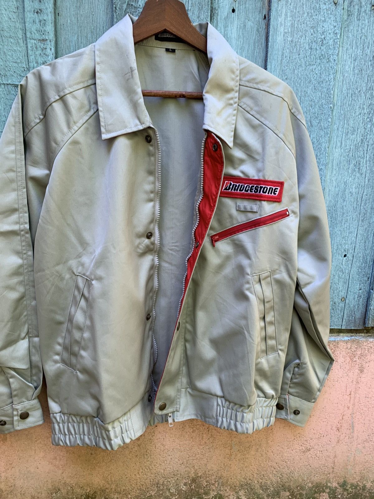 Vintage VINTAGE BRIDGESTONE JACKET Size US L / EU 52-54 / 3 - 7 Thumbnail