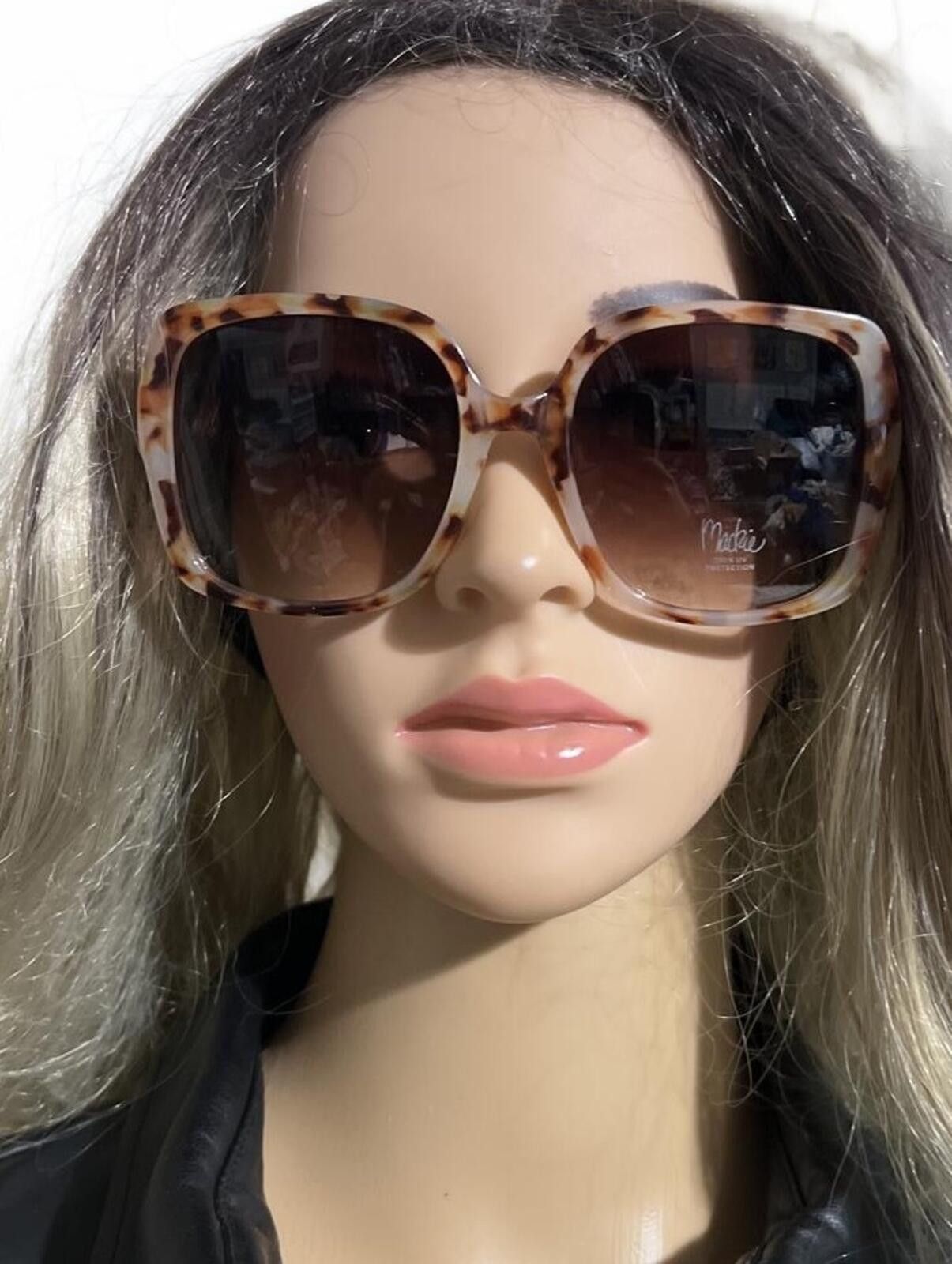 Other Bob Mackie Oversized Square Tortoiseshell Sunglasses Size ONE SIZE - 2 Thumbnail