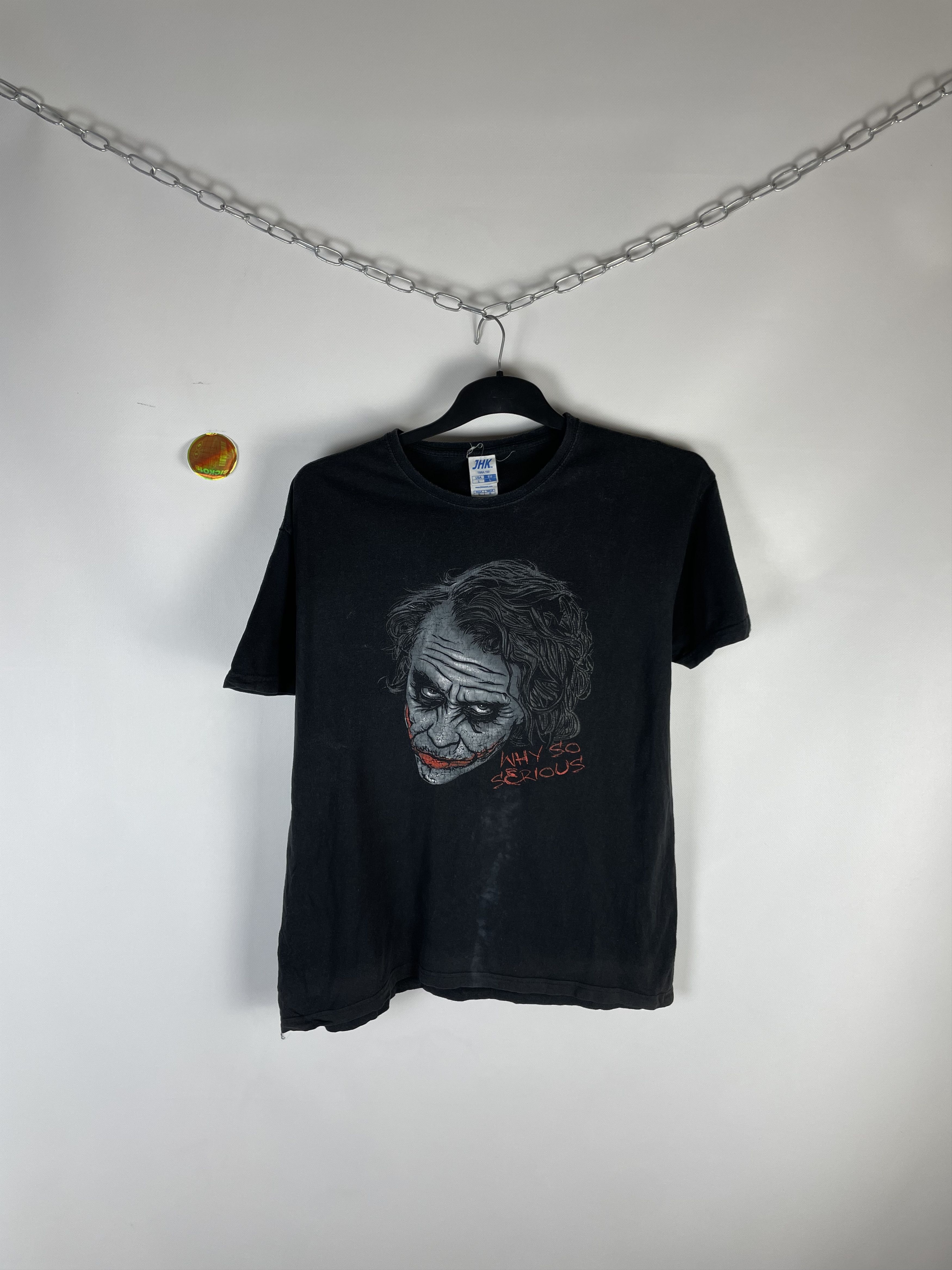 Vintage Dark Knight Joker Tee Y2k Size US L / EU 52-54 / 3 - 1 Thumbnail