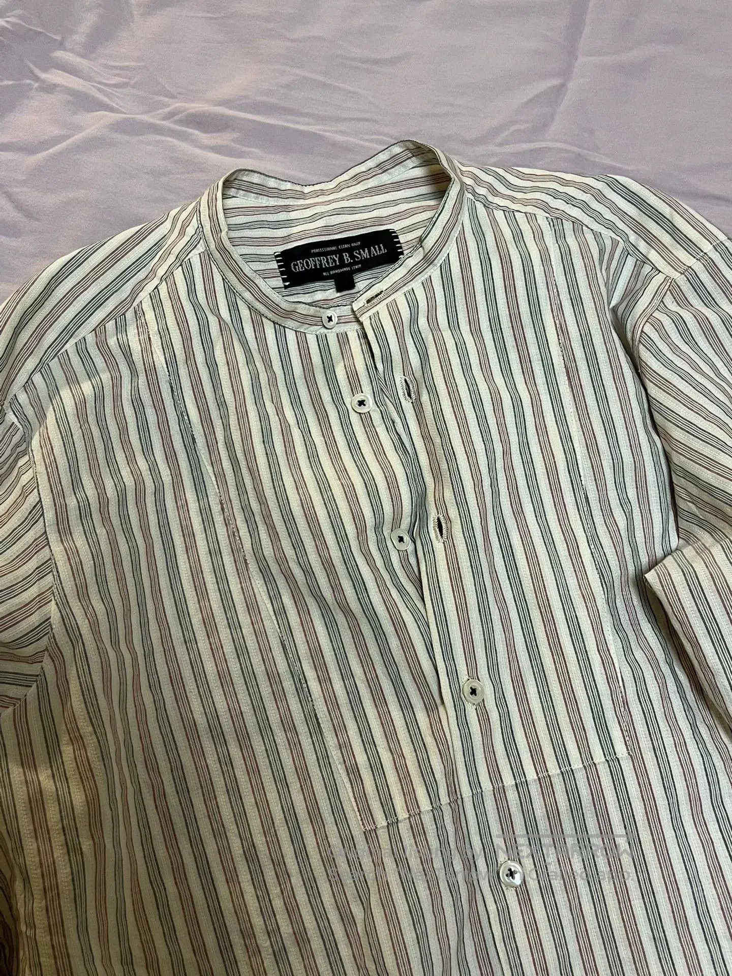 Geoffrey B. Small Geoffrey B.Small Red White Blue Striped Shirt. Size US L / EU 52-54 / 3 - 4 Thumbnail