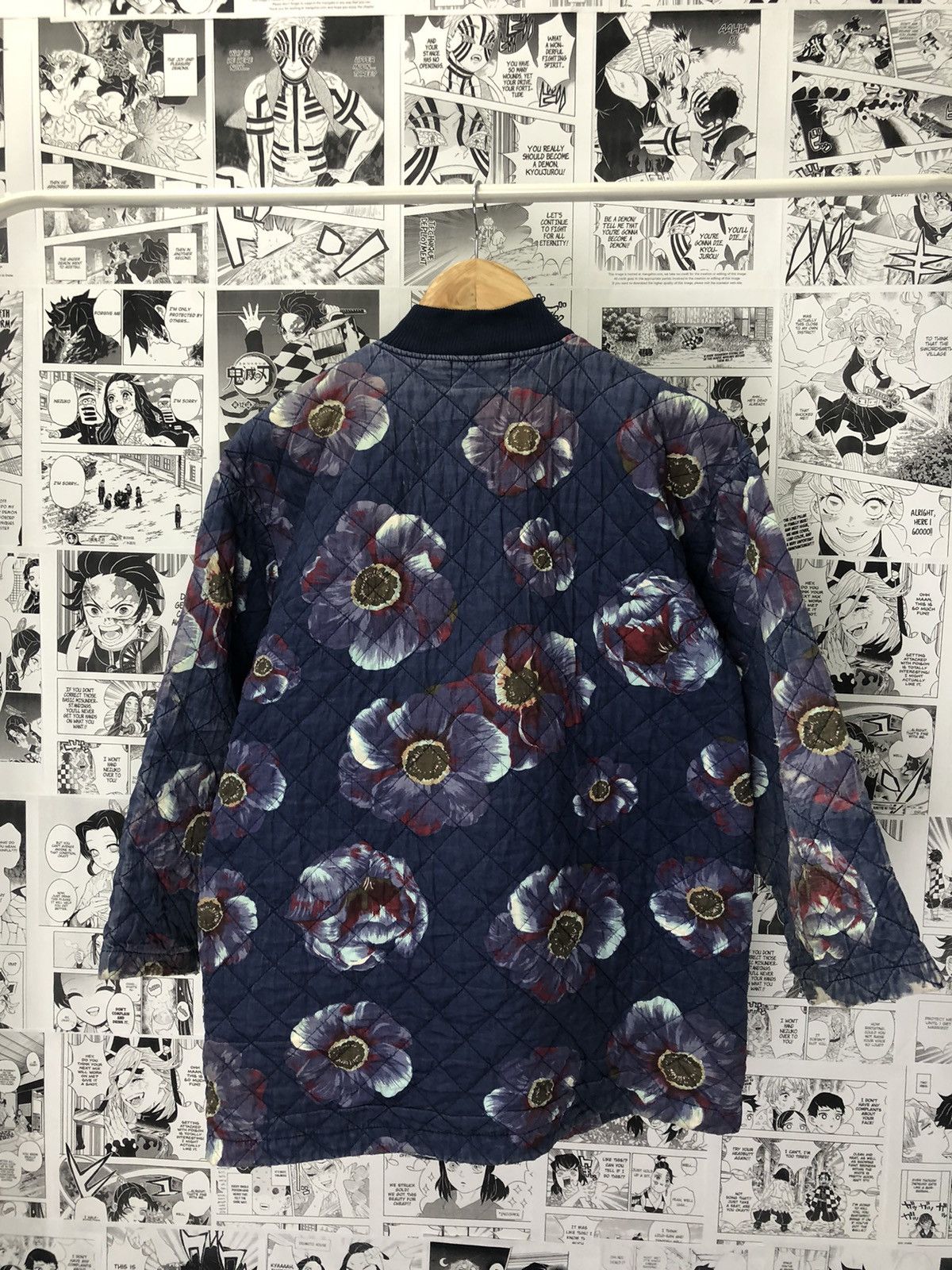 Japanese Brand × Kenzo Kenzo Distressed Quilted Jacket Size US L / EU 52-54 / 3 - 5 Thumbnail