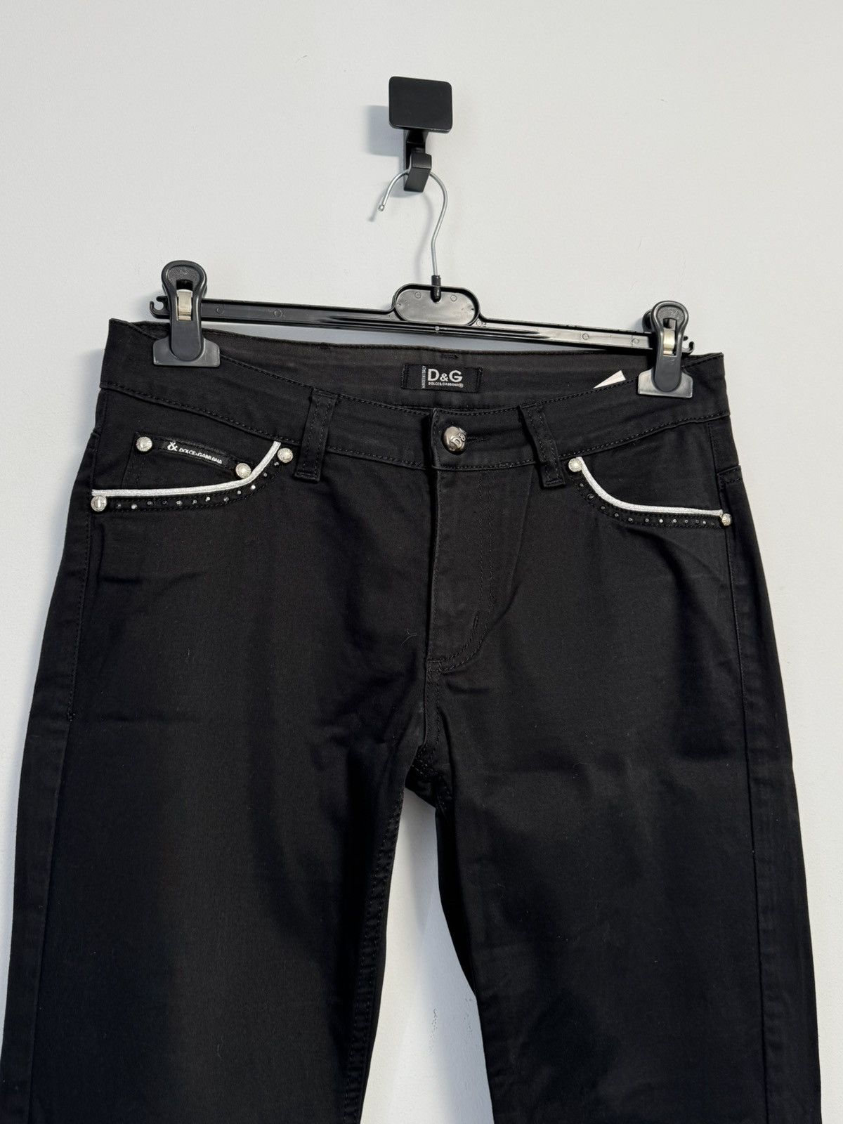 Dolce & Gabbana Dolce&Gabbana Women’s Jeans Pants Luxury Black Size 31" - 10 Thumbnail