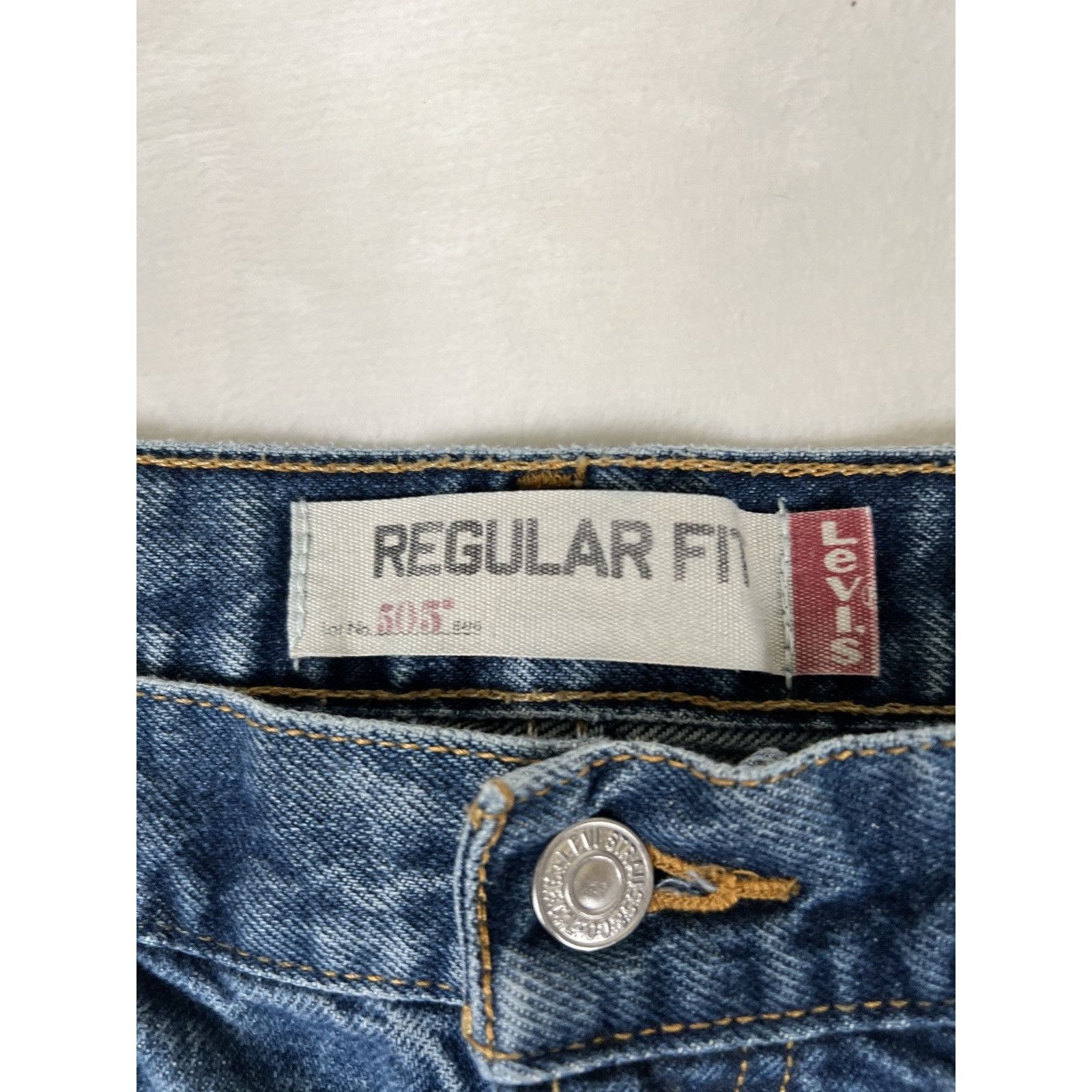 Levi's Vintage Levi’s 505 Blue Denim Jeans Size 36x30 Made in Mexic Size US 36 / EU 52 - 3 Thumbnail
