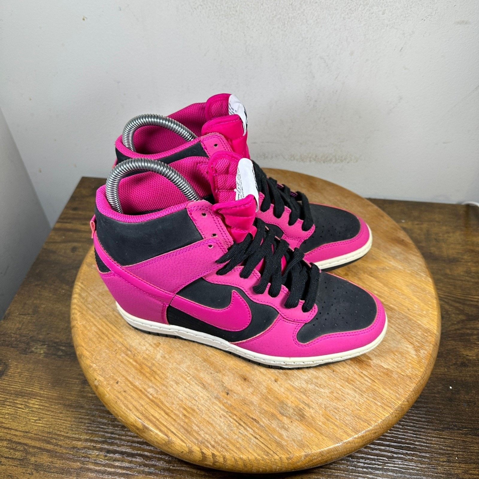 Nike Nike Dunk Sky Hi Pink Hidden Wedge 644877-010 Womens Size 8 Size US 8 / IT 38 - 1 Thumbnail