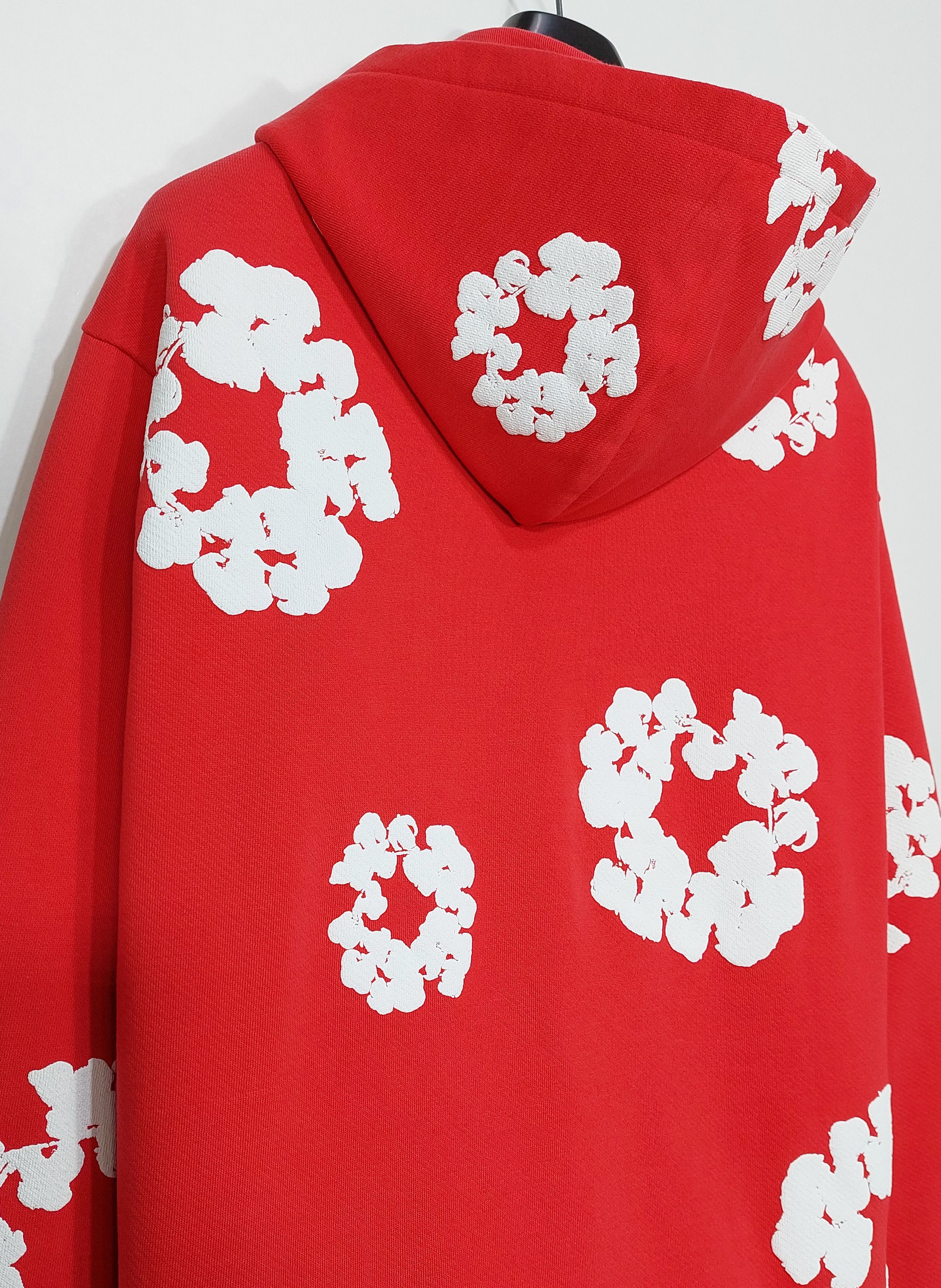 DENIM TEARS the cotton wreath hoodie - red L Size US L / EU 52-54 / 3 - 14 Thumbnail