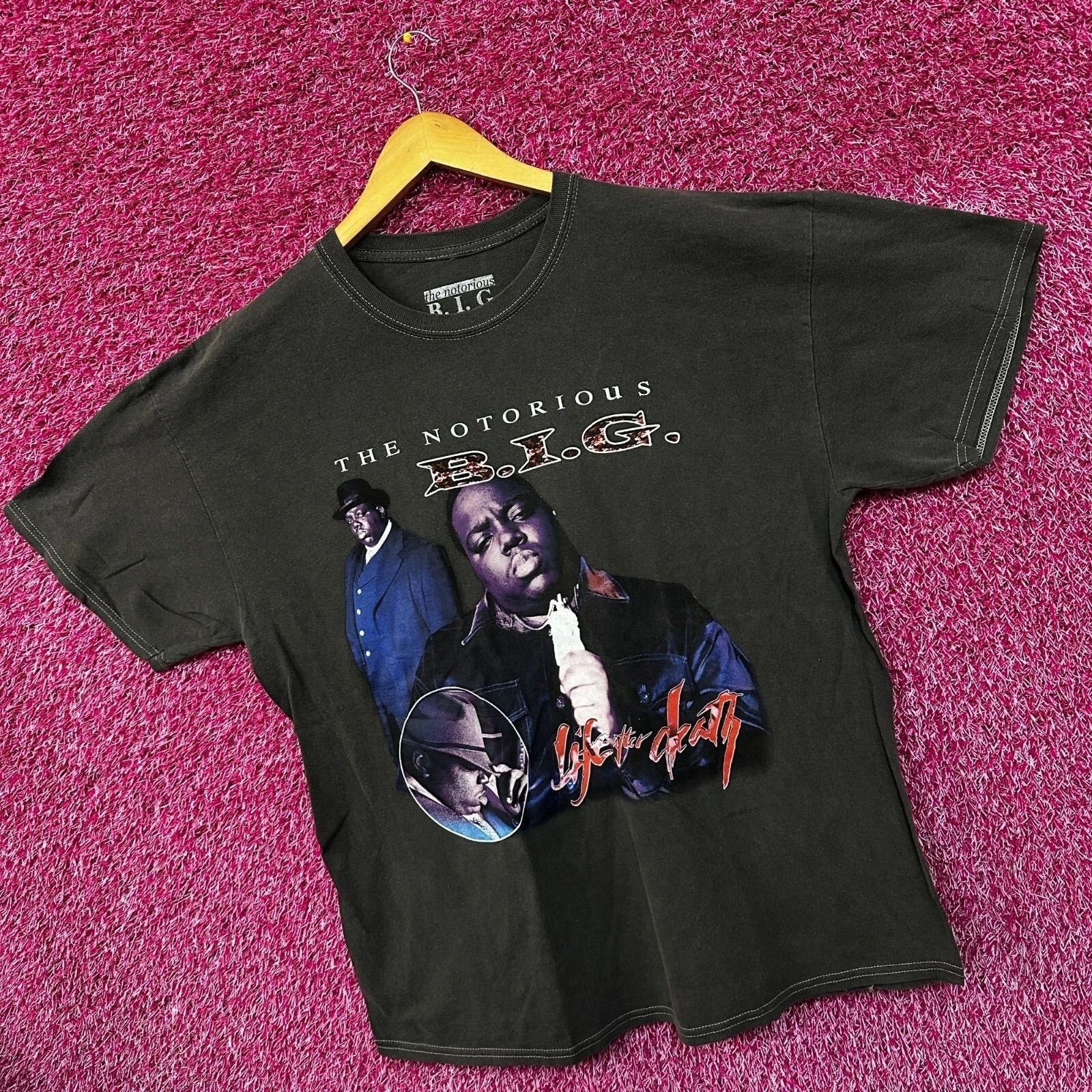 Rap Tees Notorious BIG Life After Death Rap Tshirt size Large Size US L / EU 52-54 / 3 - 3 Thumbnail