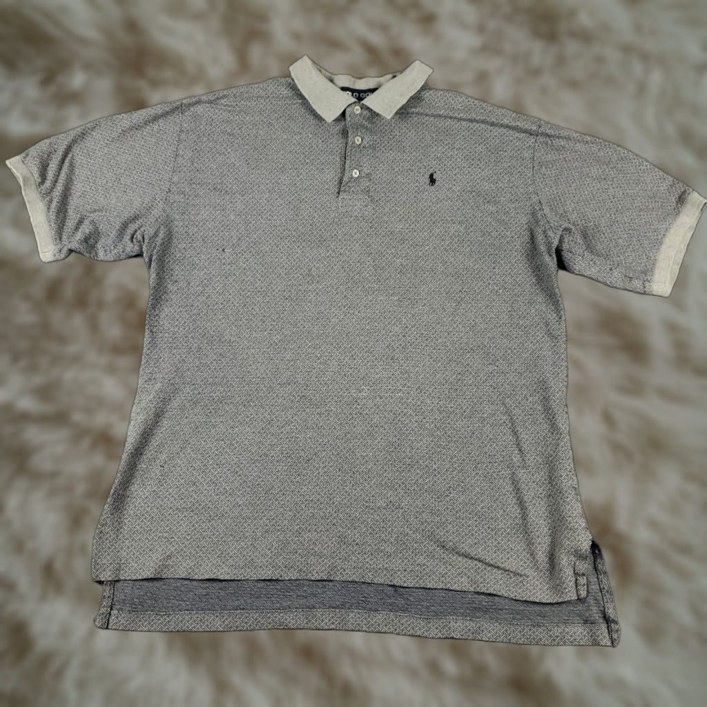 Ralph Lauren Ralph Lauren Polo Shirt 2XL Blue Gray Casual Short Sleeve Mens Size US XXL / EU 58 / 5 - 1 Thumbnail