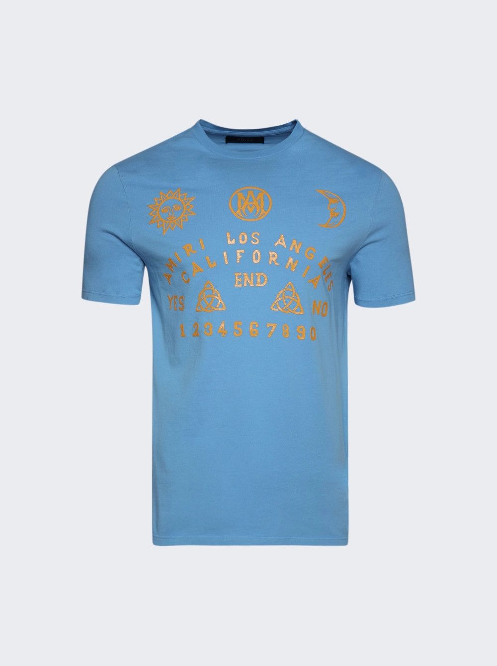 Amiri o1gr1nt0426 Ouija Board Carolina T-Shirt in Blue Size US XXL / EU 58 / 5 - 1 Thumbnail