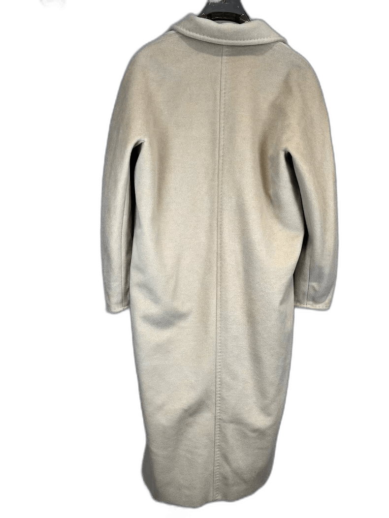 Max Mara MAXMARA sand 101801 wool coat Size US L / EU 52-54 / 3 - 1 Thumbnail