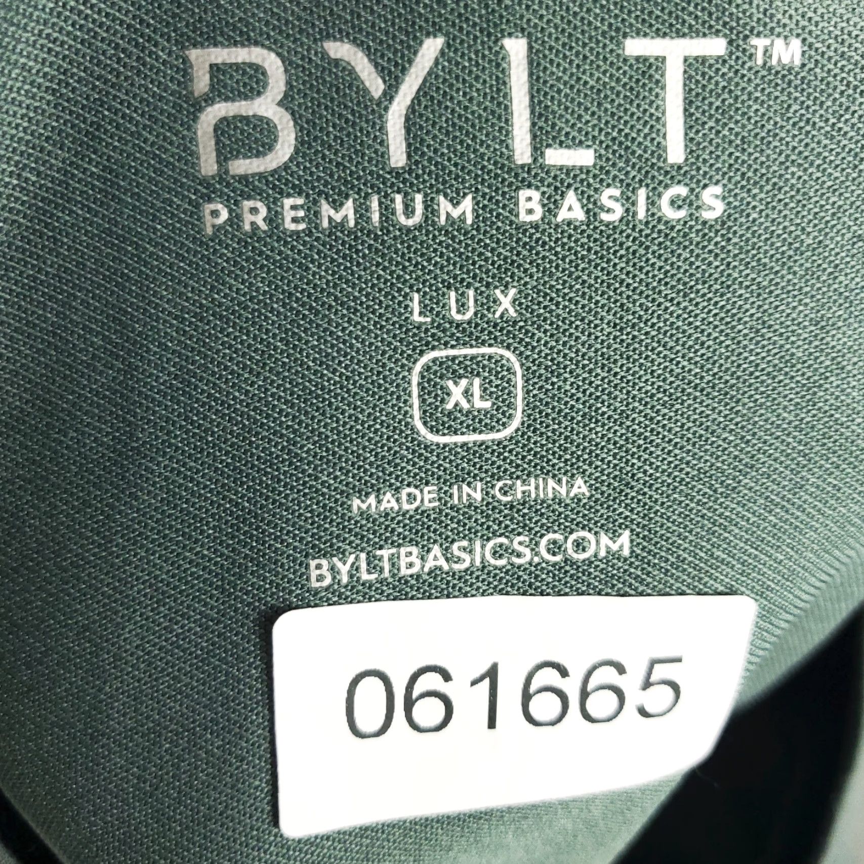 Vintage BYLT T Shirt Mens Size XL Green Lux Drop Cut Casual Short Sleeve Size US XL / EU 56 / 4 - 7 Thumbnail