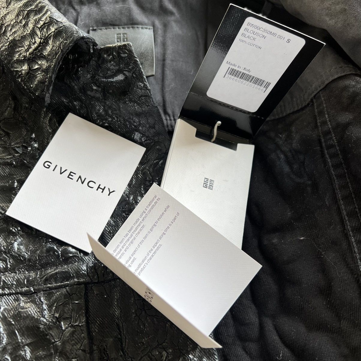 Givenchy Givenchy Matthew Williams SS21 Cracked Paint Jacket BNWT Size US S / EU 44-46 / 1 - 13 Thumbnail