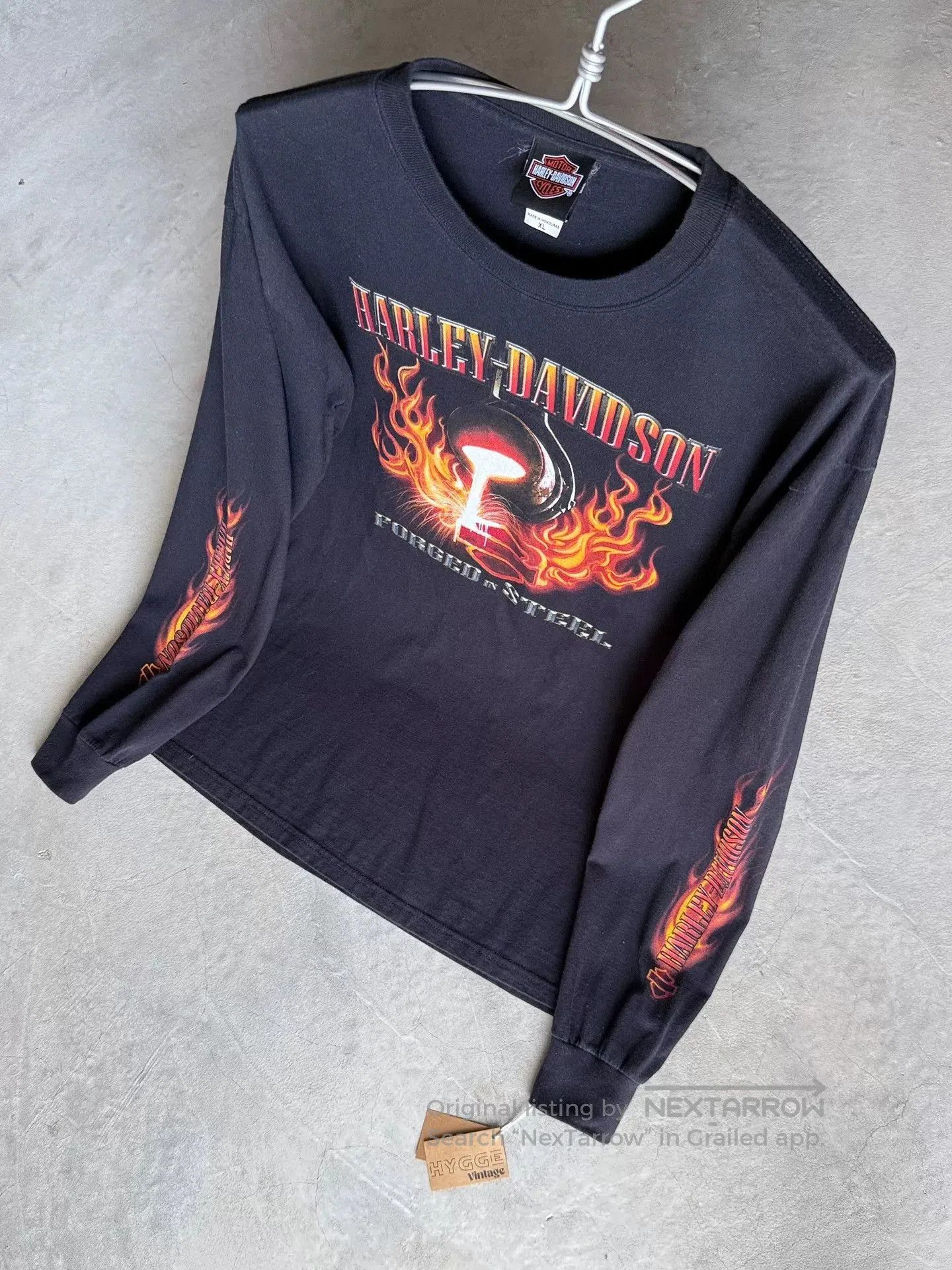 Vintage Vintage 00s Harley Davidson Yellowstone Choppers Tee. Size US XL / EU 56 / 4 - 8 Thumbnail