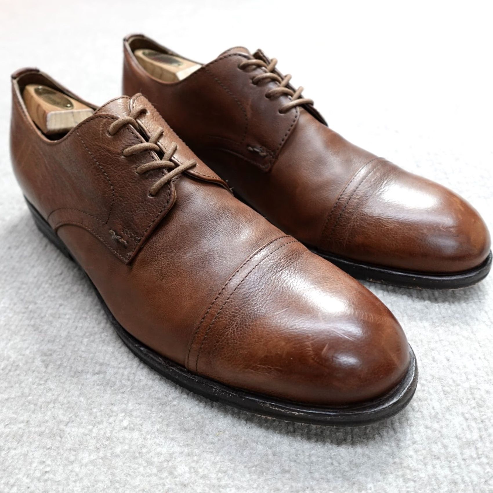 Frye Frye Mens Shoes 11D Brown Cap Toe Bowery Oxford Leather Casual Workwear Mens Shoes Bowery Cap Toe Brown 11D Frye Oxford Leather Size ONE SIZE - 3 Thumbnail