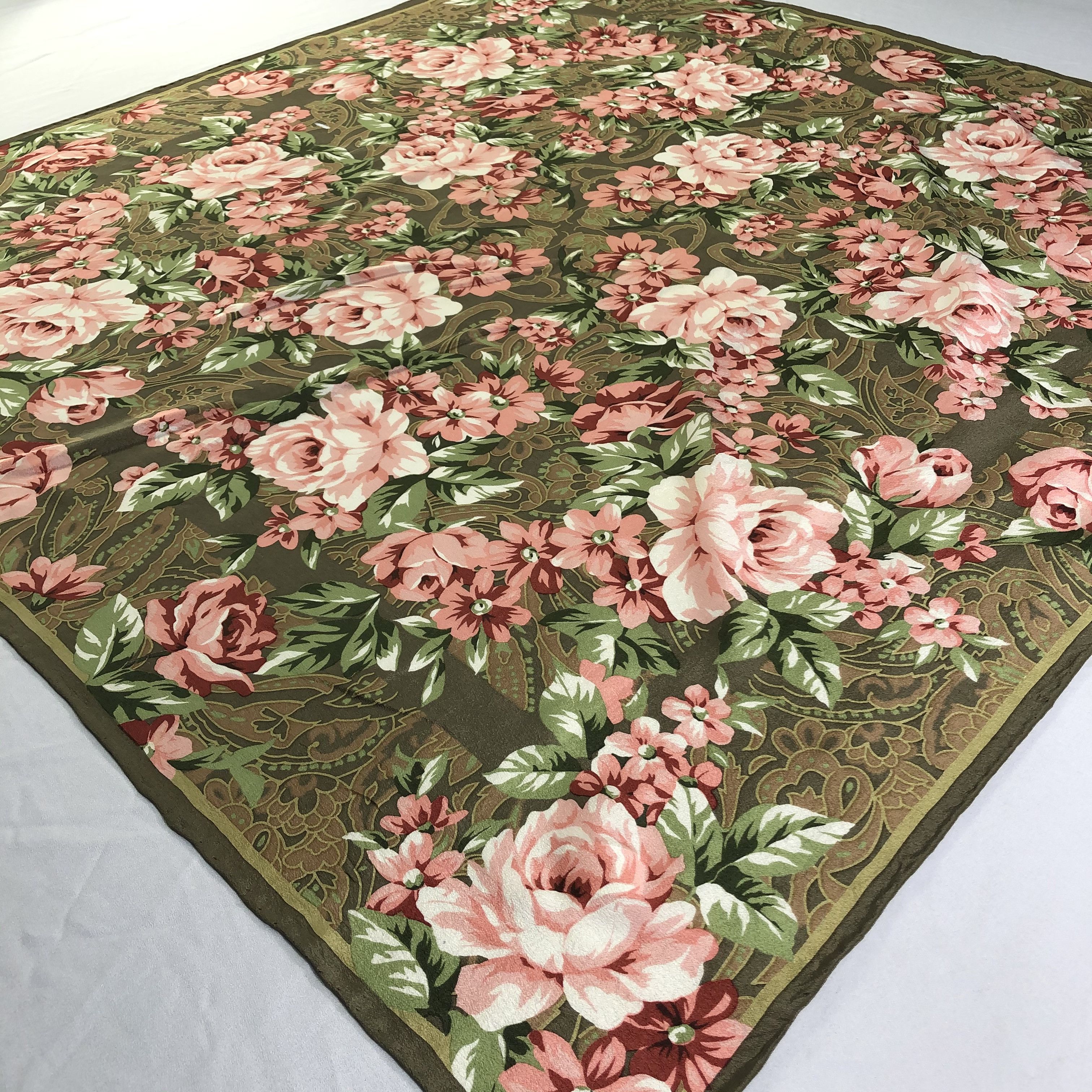 Vintage Vintage Silk Scarf Size ONE SIZE - 4 Thumbnail