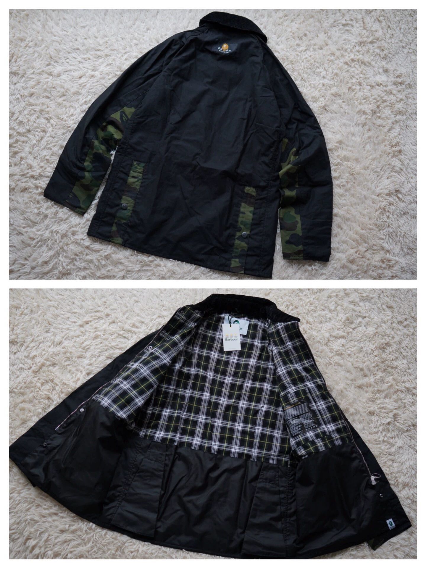 Barbour BARBOUR X BAPE CAMO BEDALE Waxed Waterproof 21AW M Size US M / EU 48-50 / 2 - 5 Thumbnail