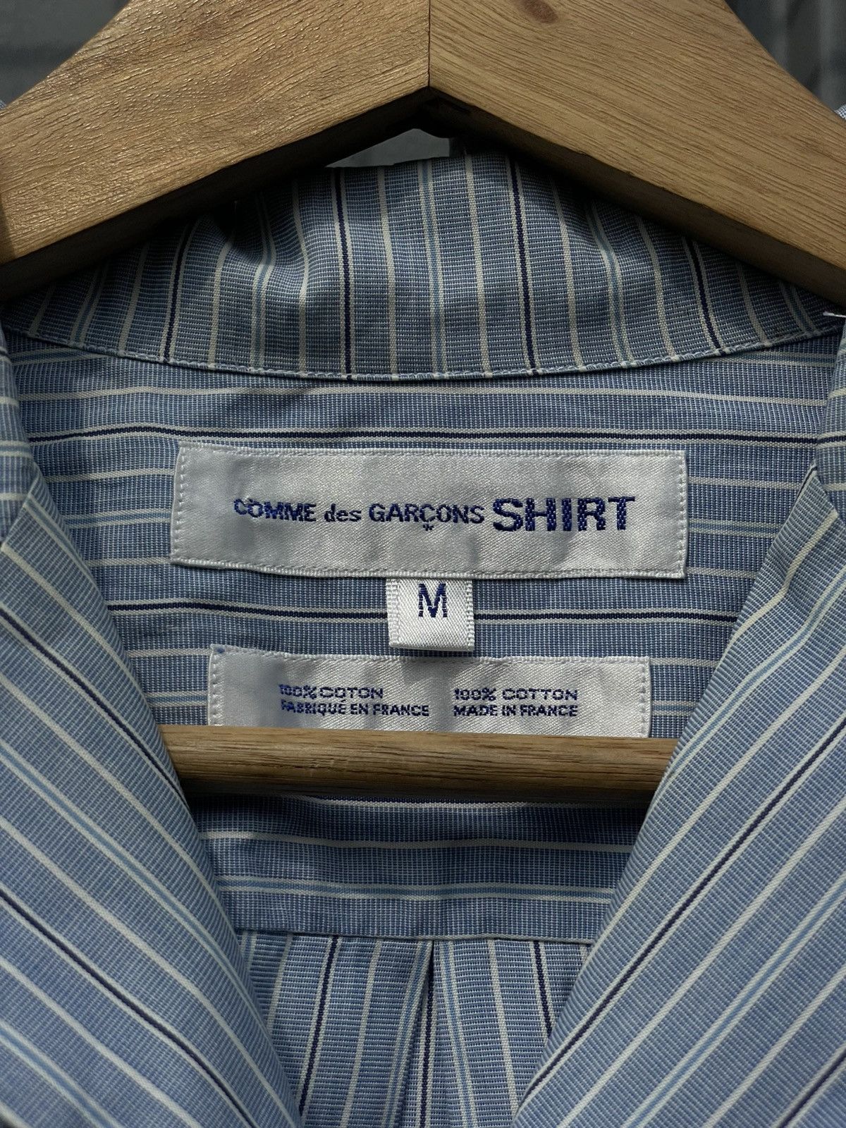 Comme des Garcons SHIRT Comme Des Garcons | Striped Button-Up Shirt Size US M / EU 48-50 / 2 - 5 Thumbnail