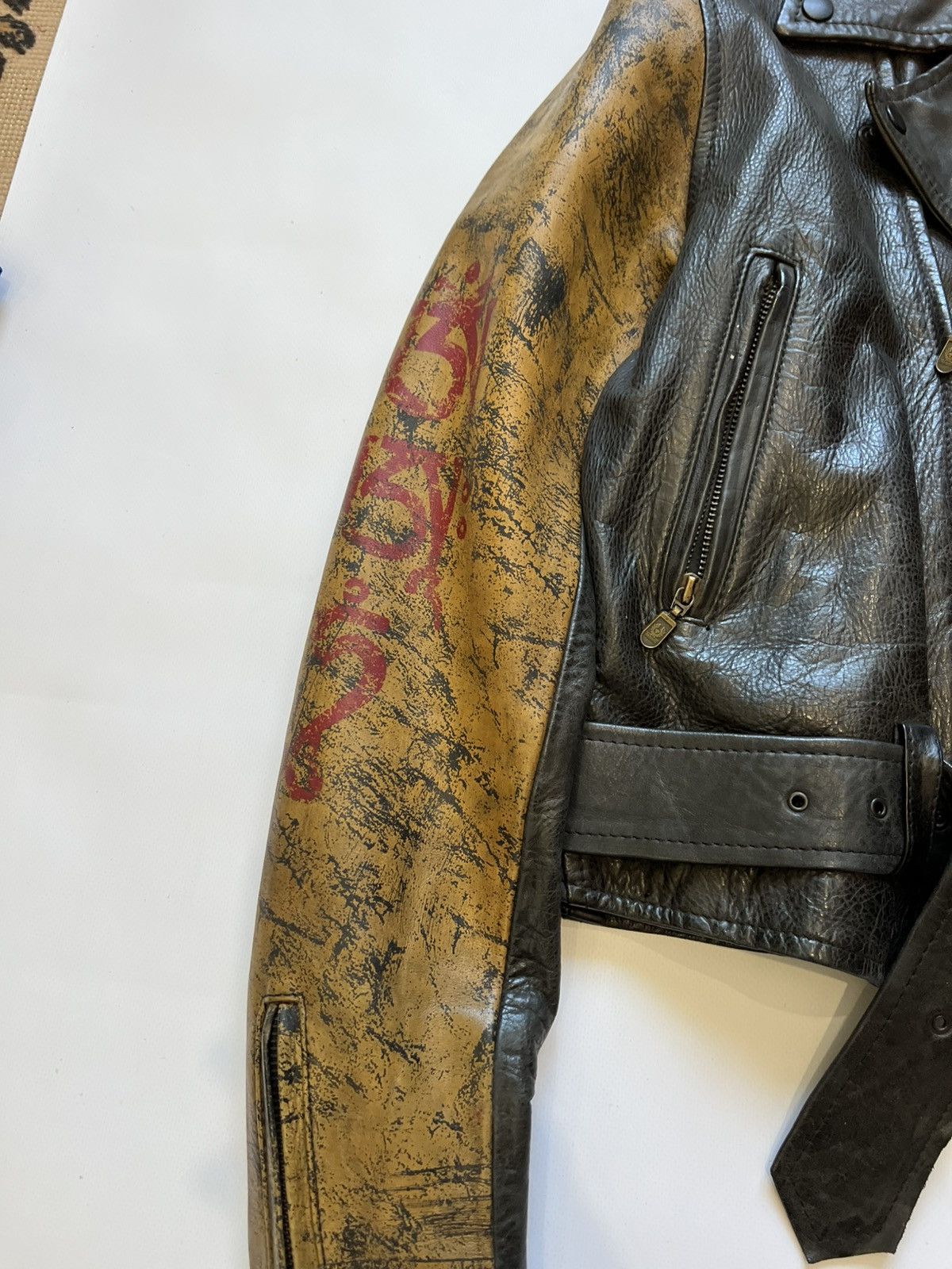 Belstaff Free Tibet Belstaff Leather Jacket Moto Black Brown Limited Size US XS / EU 42 / 0 - 6 Thumbnail