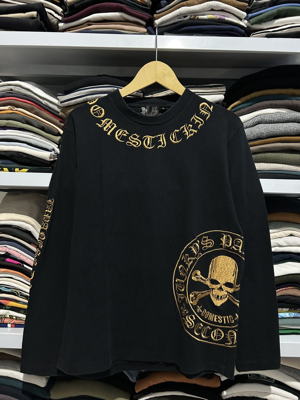 Japanese Brand Japanese Domestic Brand longsleeve skul Size US XL / EU 56 / 4 - 1 Thumbnail