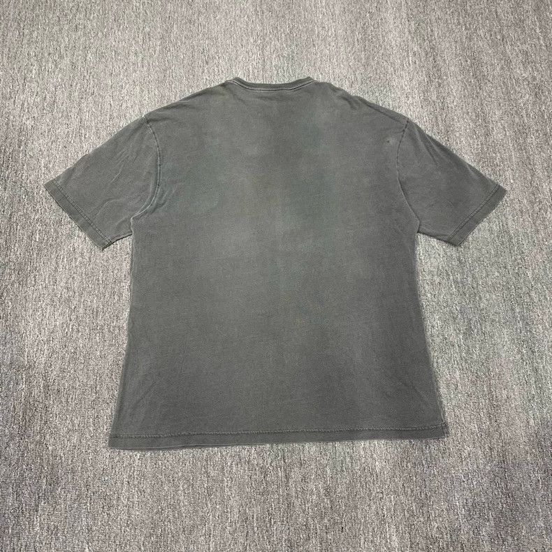 Balenciaga Balenciaga Washed Grey Small Logo Short Sleeve Size US M / EU 48-50 / 2 - 2 Thumbnail