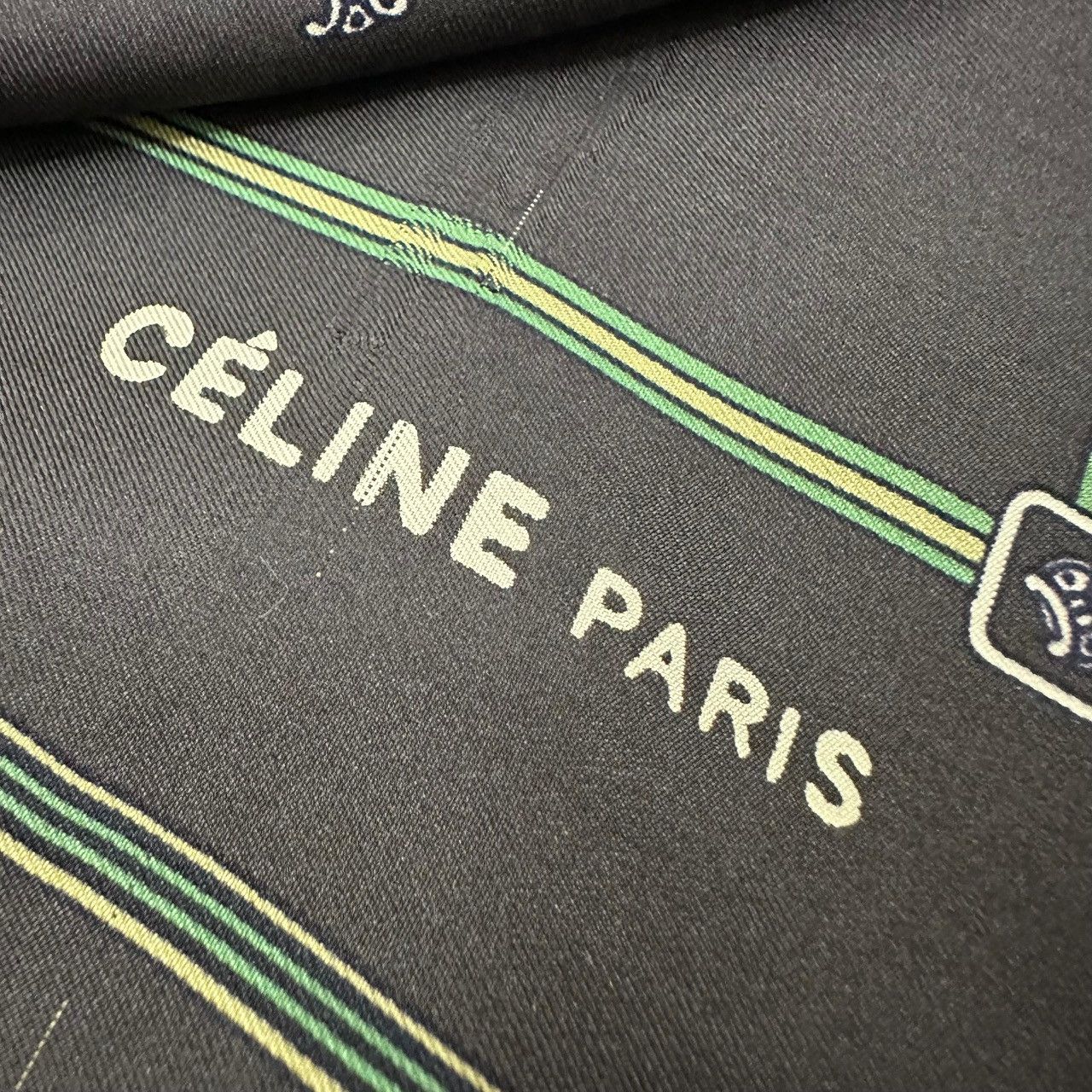 Celine CELINE Paris Vintage 100% Silk Scarf Made in Italy Size ONE SIZE - 6 Thumbnail