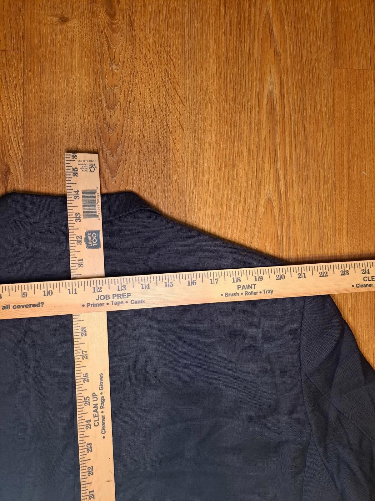 Polo Ralph Lauren Ralph Lauren Sport Coat Mens 52L Navy Blue Glen Plaid Wool Size 52L - 12 Thumbnail