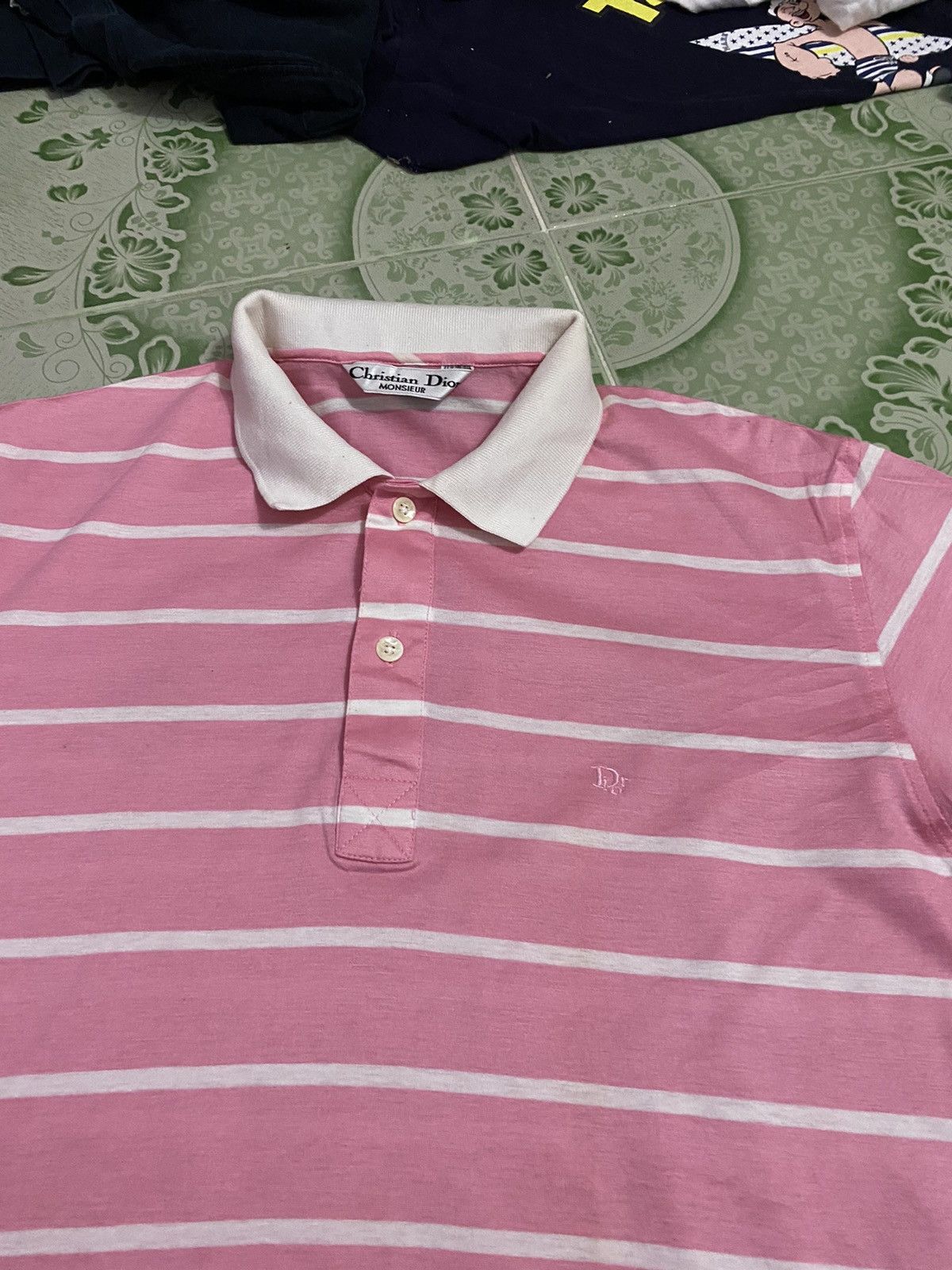 Christian Dior Monsieur × Vintage Vintage christian dior monsieur stripes polo shirt Size US S / EU 44-46 / 1 - 4 Thumbnail